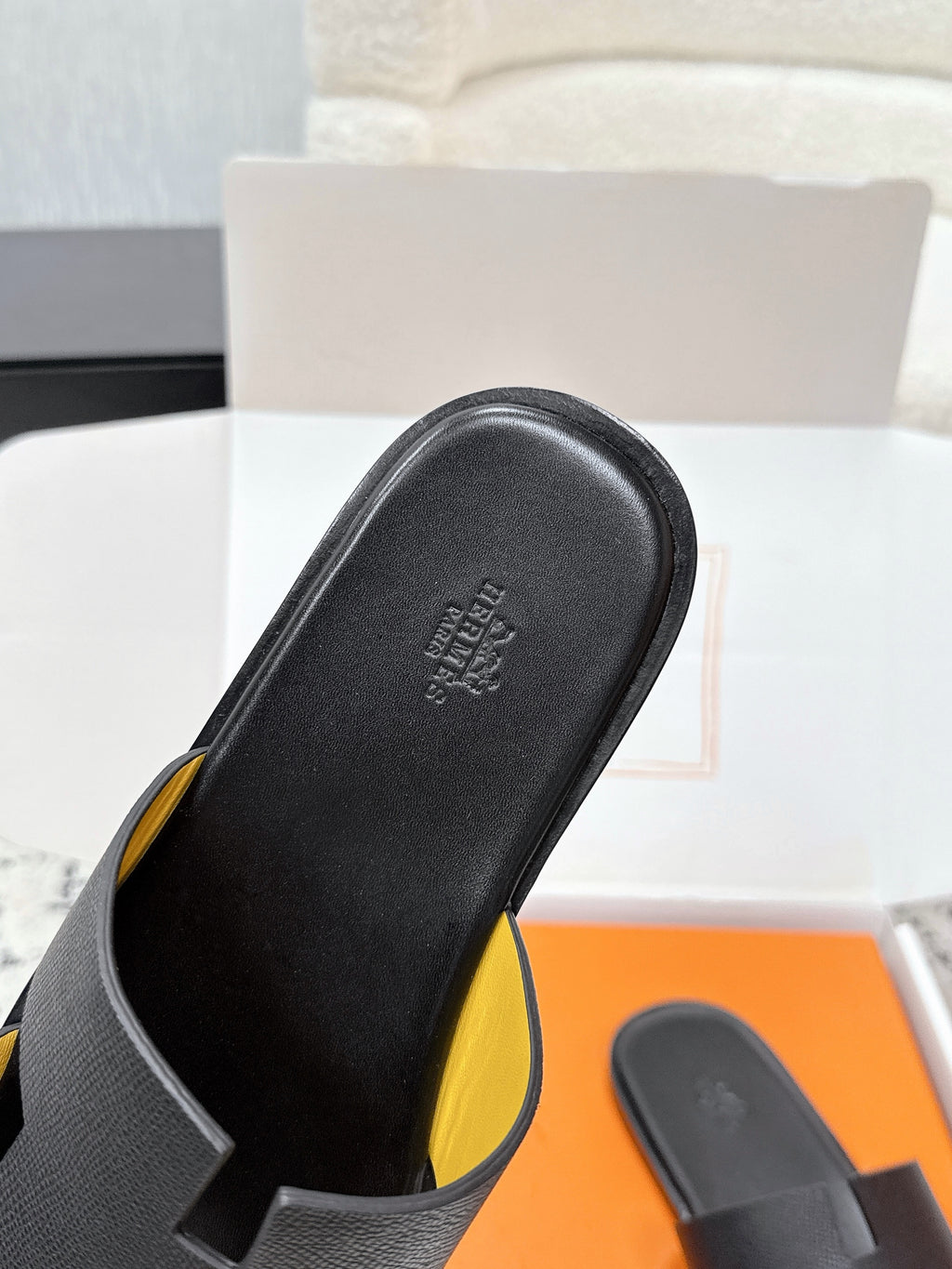 Hermes Izmir Sandal in Epsom Calfskin