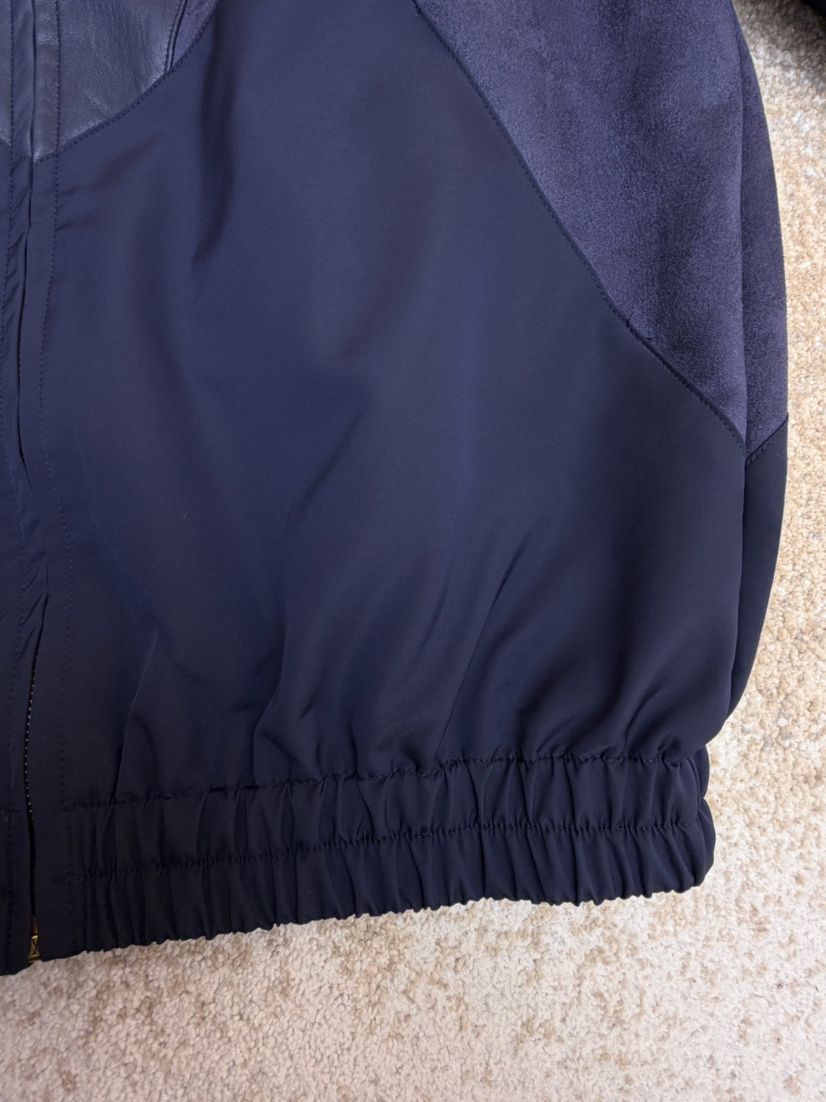 LV 1AJB74 Leather Mix Track Top