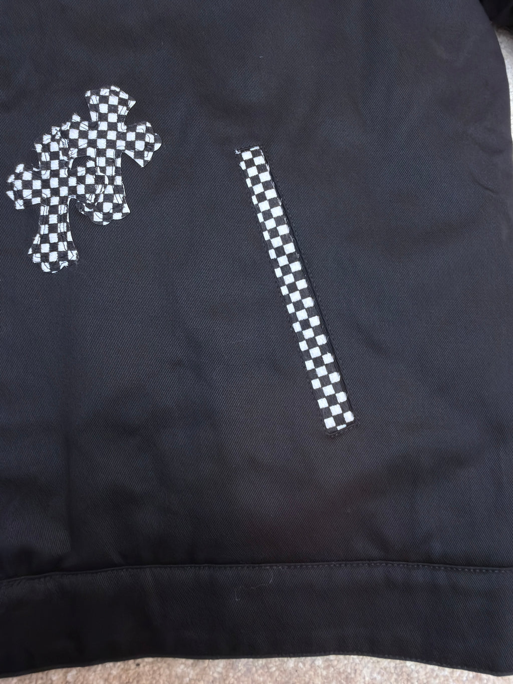 Chrome Hearts Checkerboard Cross Patch Jacket