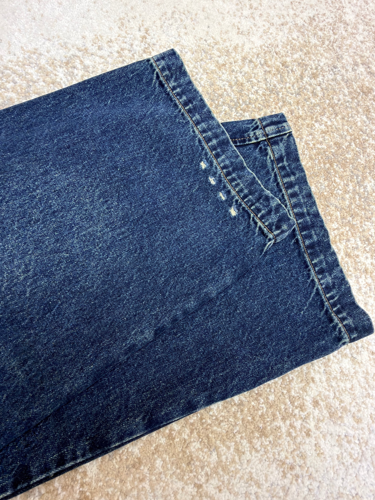 Prada Baggy Denim Cargo Pants