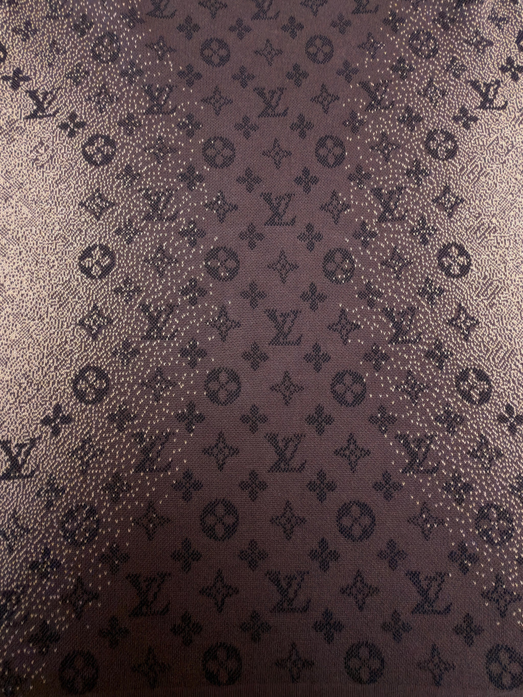 LV 1AJTV1 Monogram Jacquard Short-Sleeved Crewneck