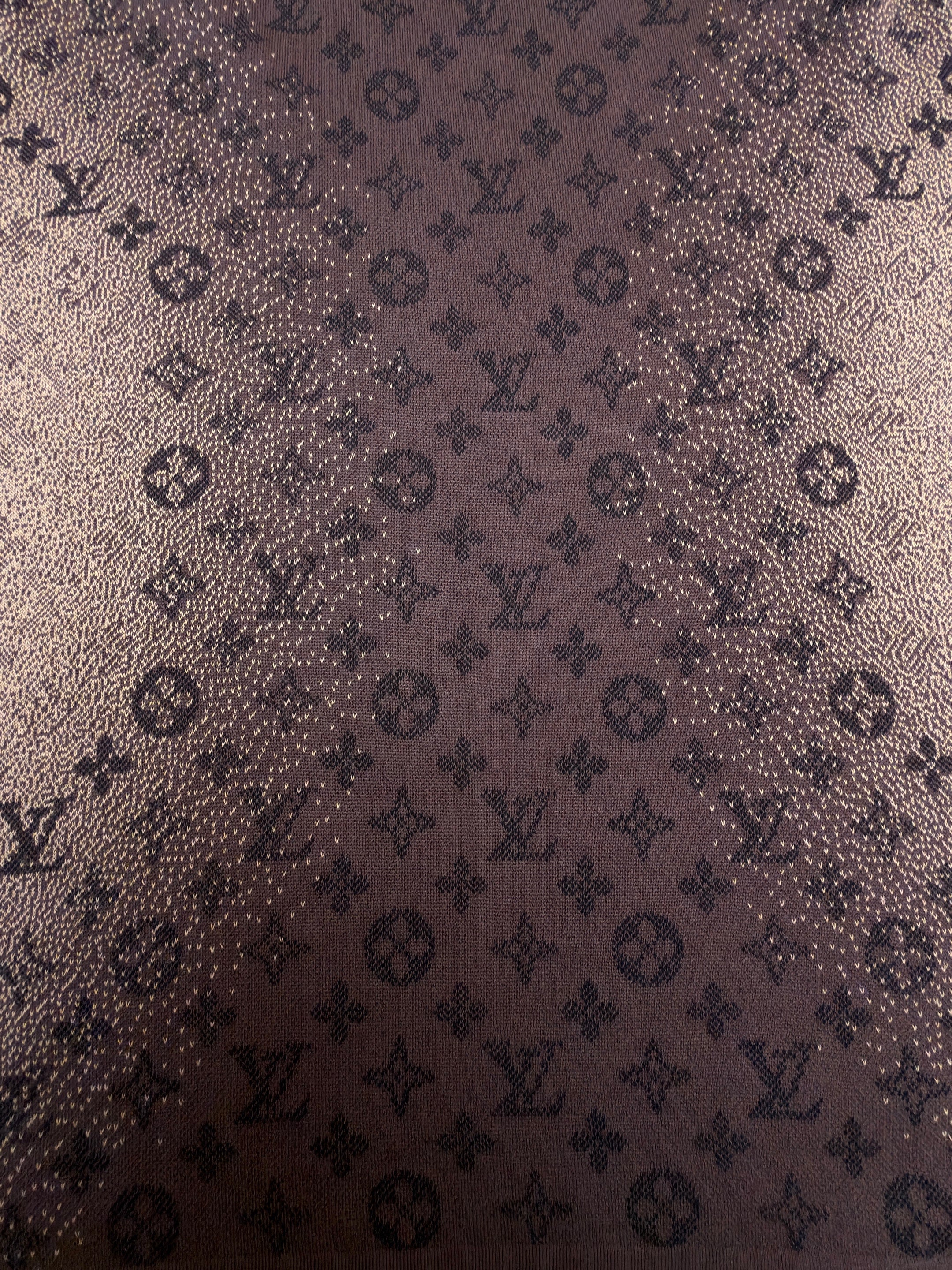 LV 1AJTV1 Monogram Jacquard Short-Sleeved Crewneck