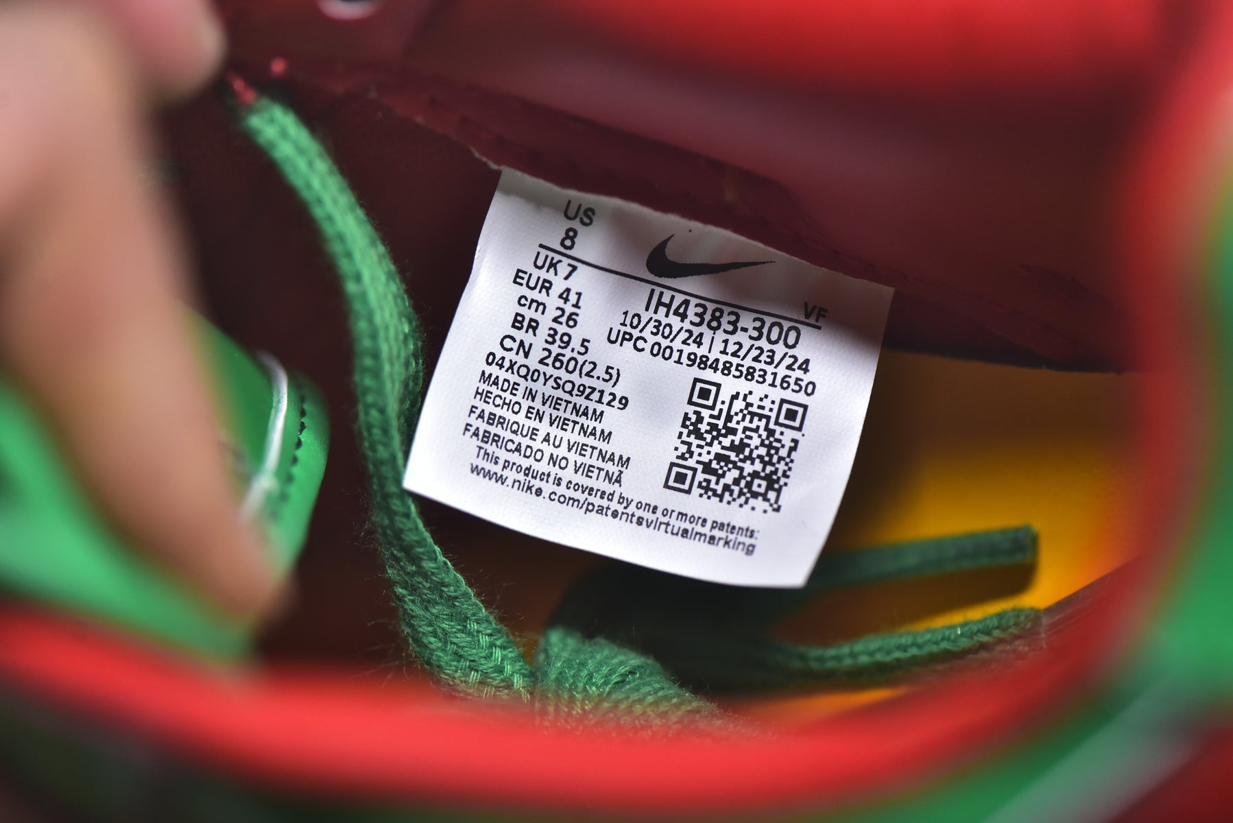 Nike x Lil Yachty Air Force 1 Lucky Green IH4383-300