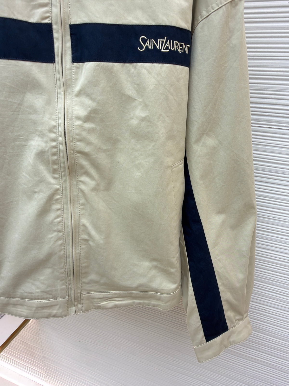 Saint Laurent Jacket In Cotton