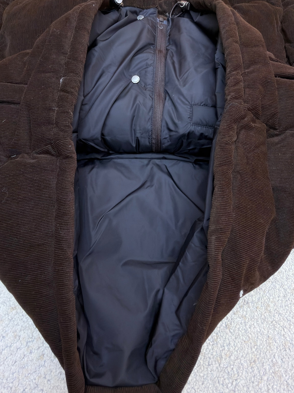 Prada Corduroy Quilted Jacket