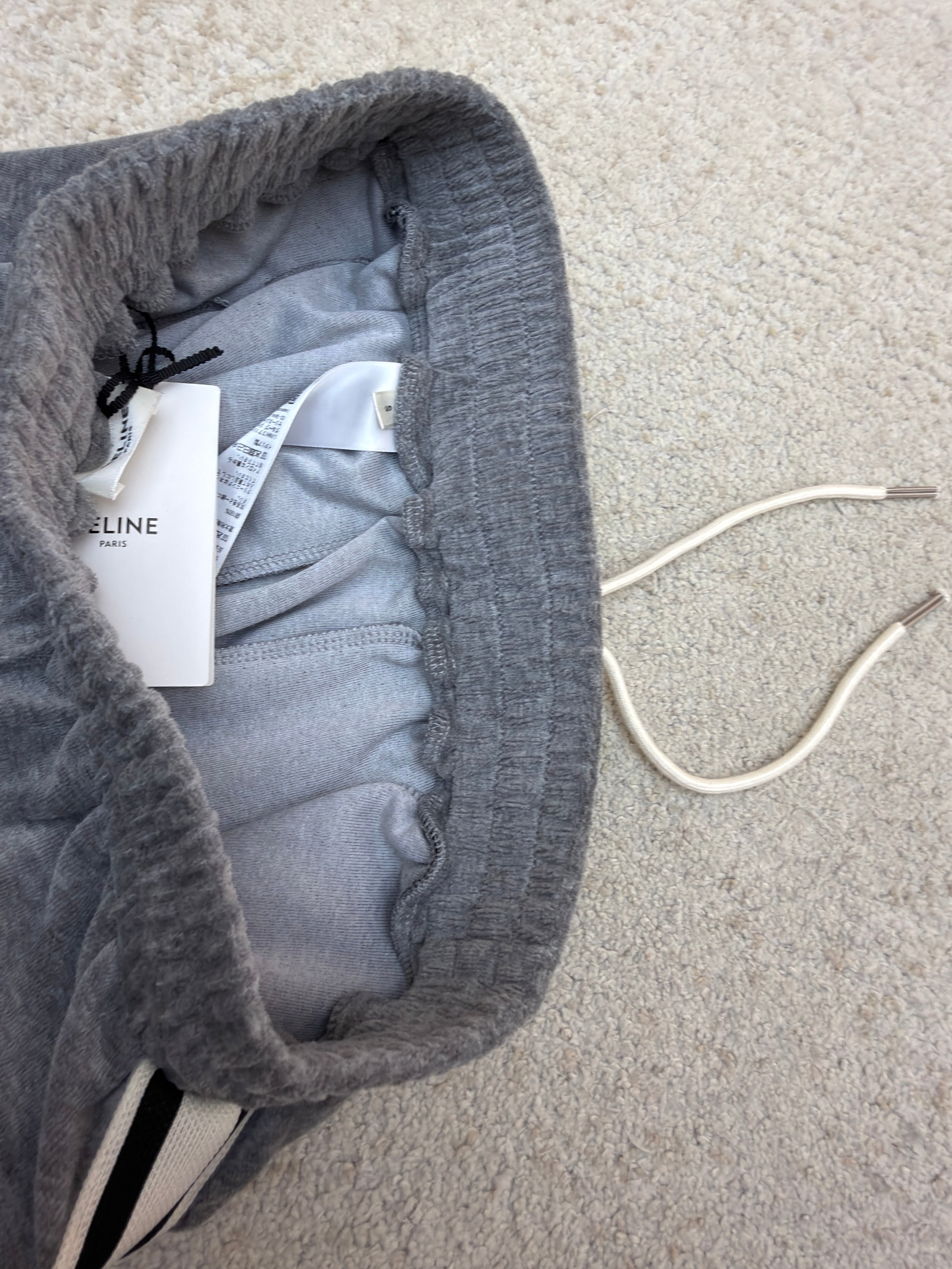 Celine Tracksuit Pants in Velvet Cotton