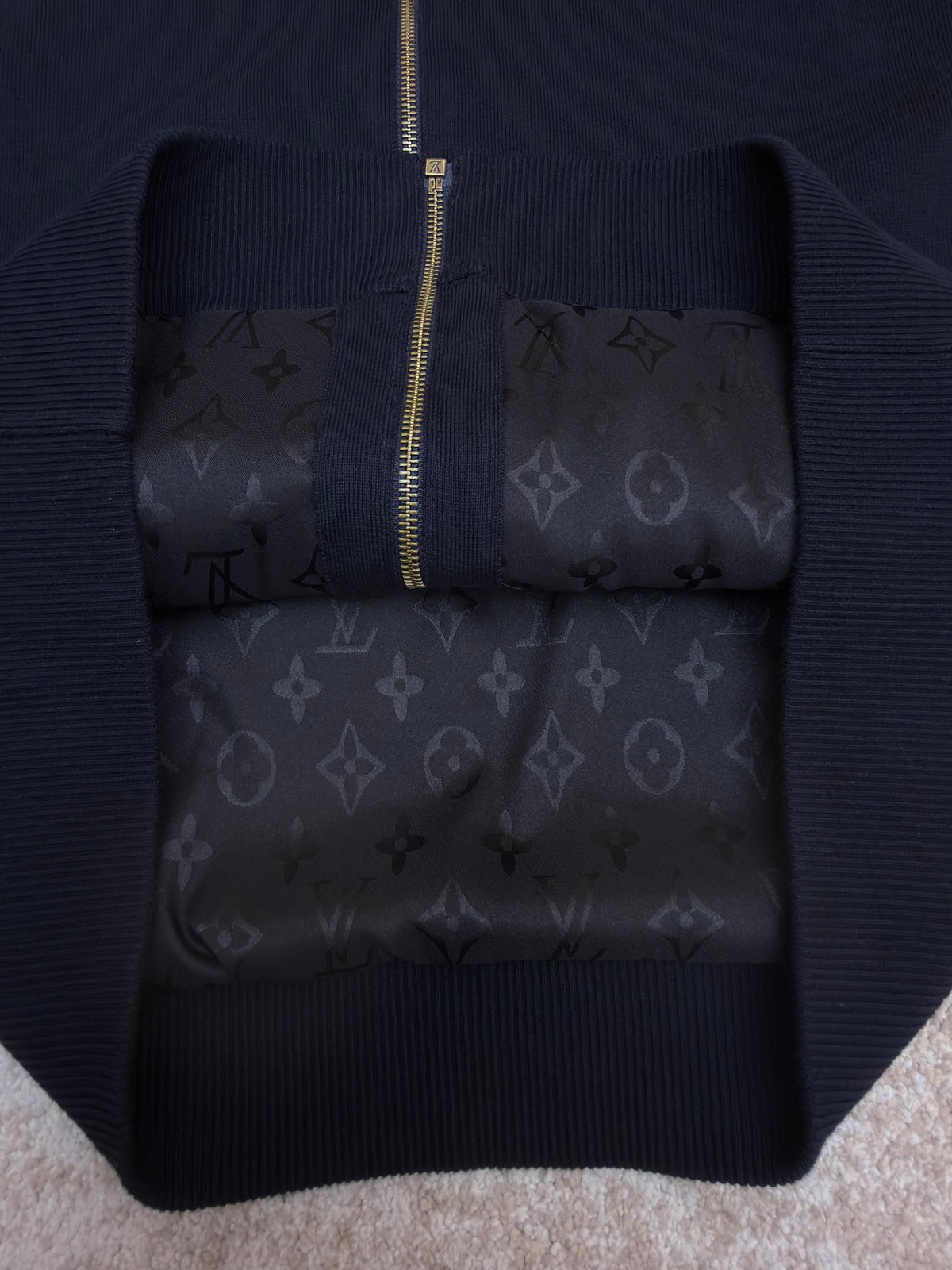 LV 1AK72U Reversible Nylon Hybrid Track Top