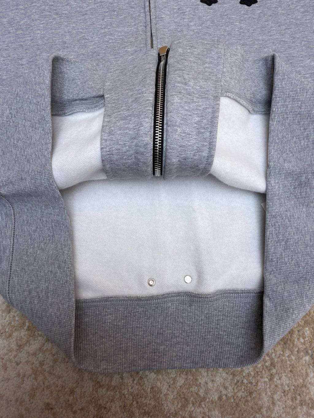 Chrome Hearts Triple Cross CH Logo Embroidered Hoodie