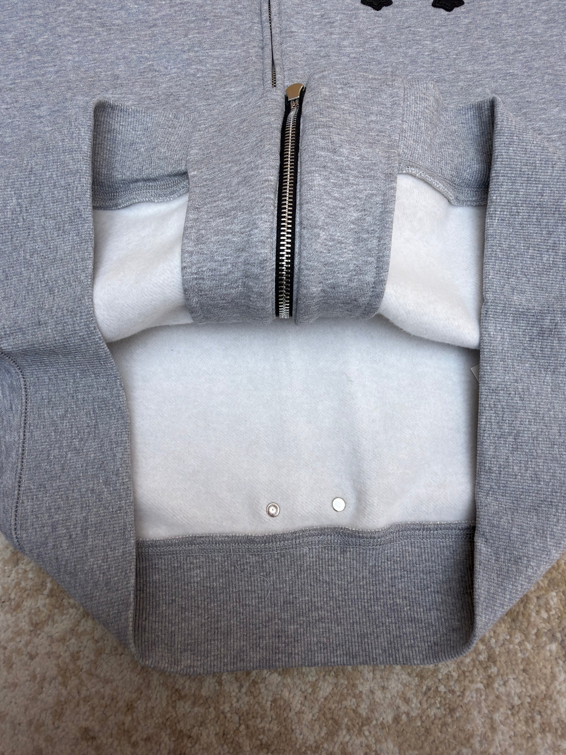 Chrome Hearts Triple Cross CH Logo Embroidered Hoodie