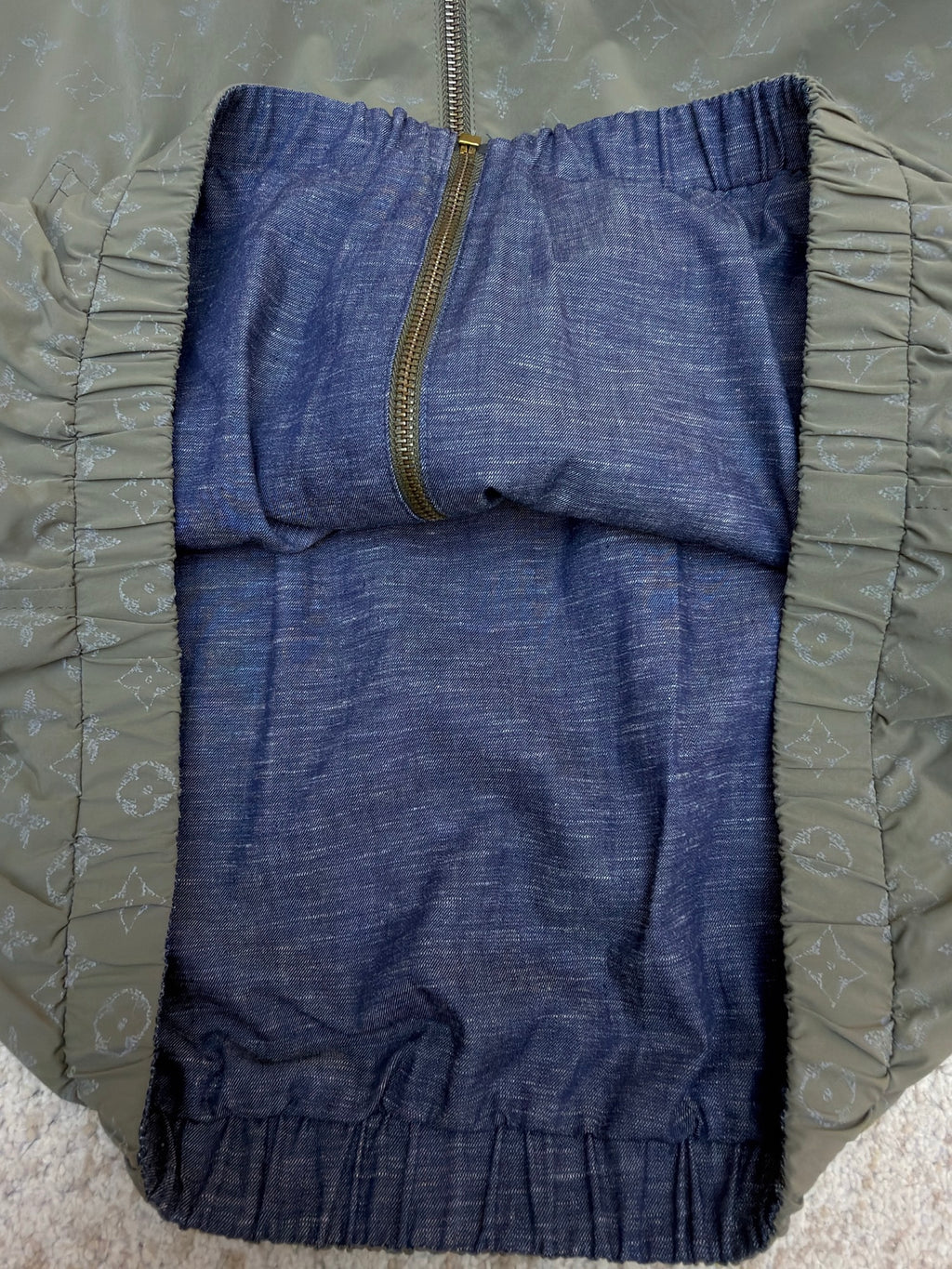 LV 1AKOFQ Reversible Monogram Reflective Windbreaker