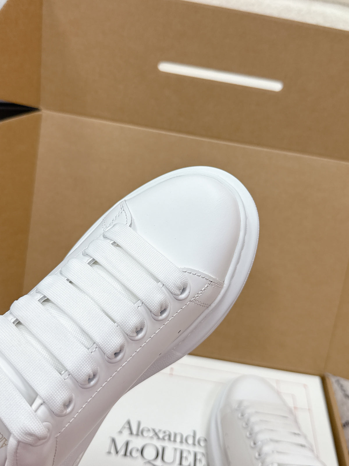 Alexander McQueen Oversized Sneaker in Calf Leather