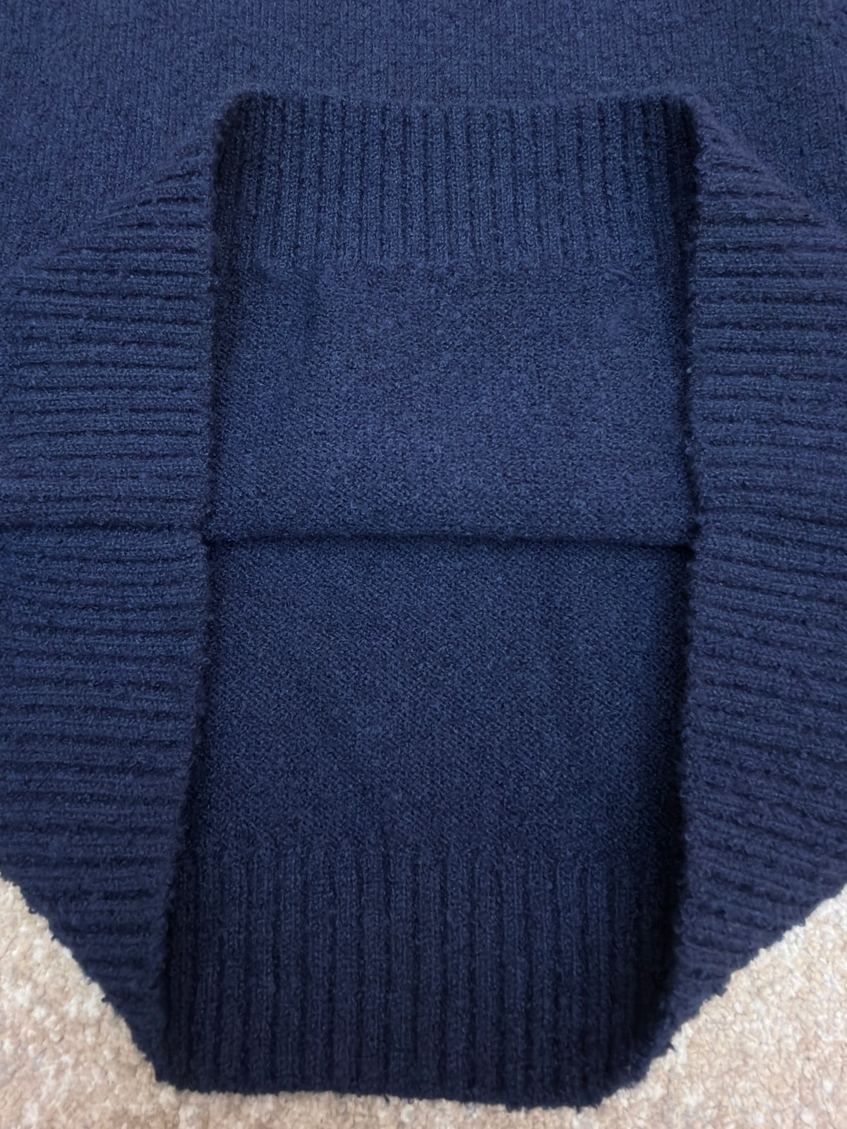 LV 1AKLW8 Embroidered Signature Long-Sleeved Crewneck