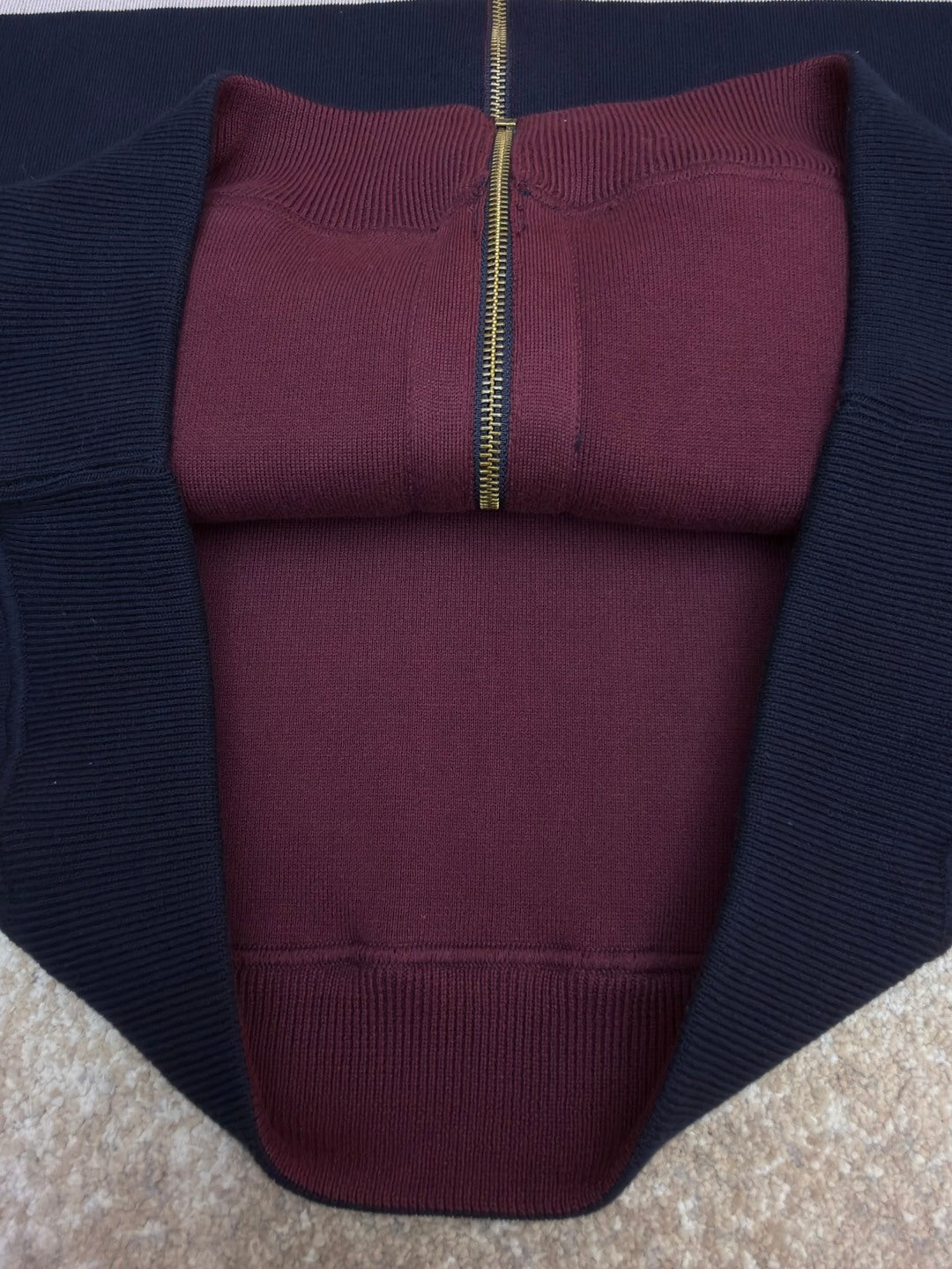 LV 1AKLUQ Double Face Reversible Jacquard Track Top