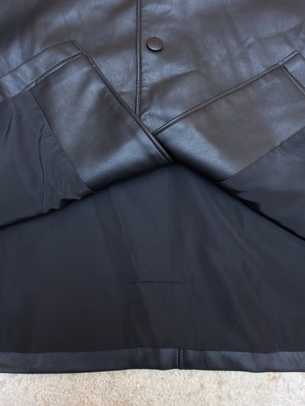 Prada Nappa Leather Shirt