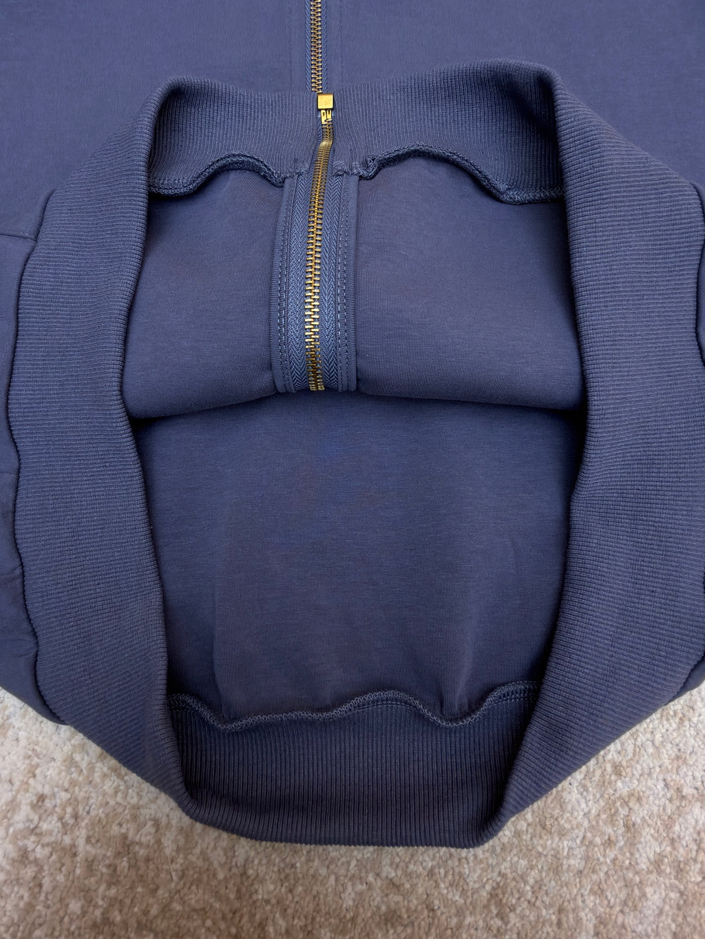 LV 1AFRB1 Embroidered Jersey Jacket with Zipper and Hood