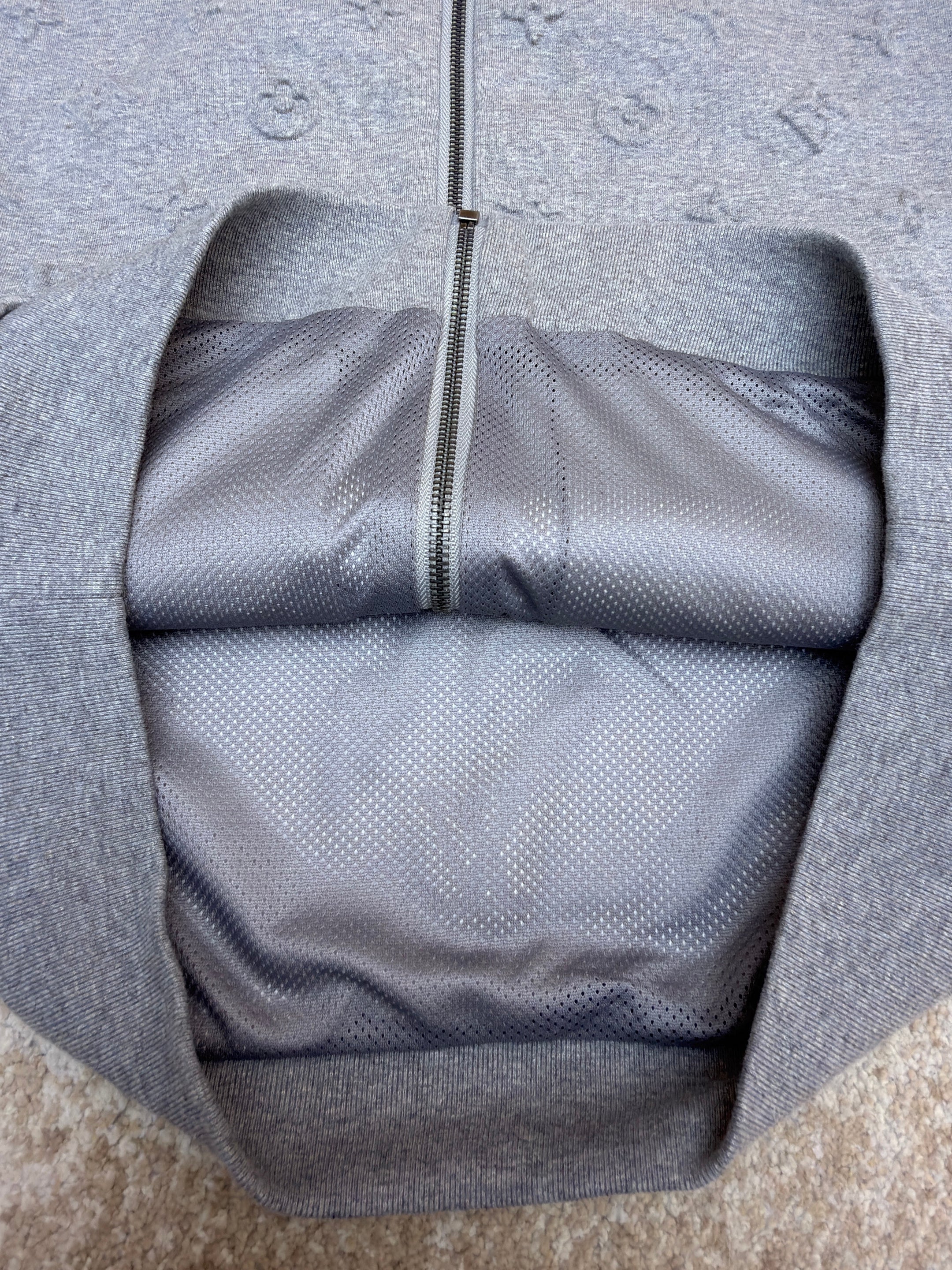 LV 1AK6FU Monogram Embossed Track Top