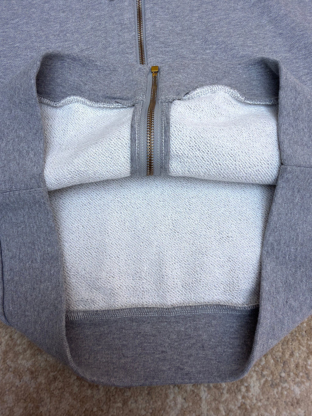 LV 1AK7FH Embroidered Signature Zipped Hoodie