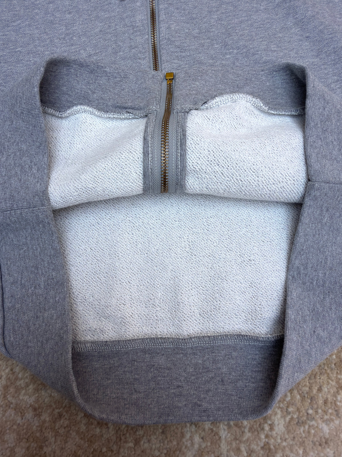 LV 1AK7FH Embroidered Signature Zipped Hoodie