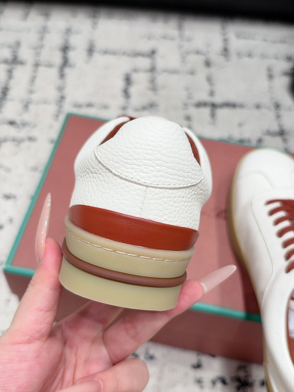 Loro Piana 70's Walk Leather Sneaker