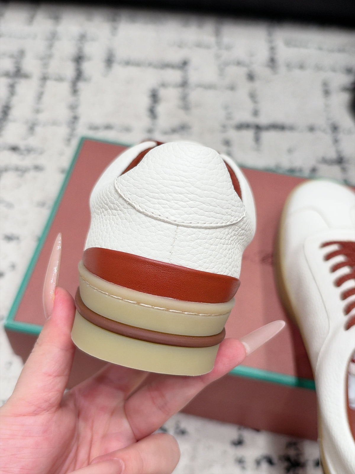 Loro Piana 70's Walk Leather Sneaker
