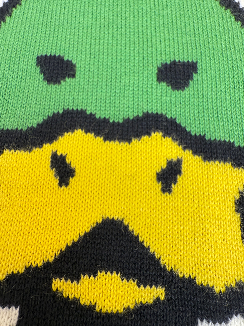 LV x Nigo 1A9GOM Intarsia Jacquard Duck Short-Sleeved Crewneck