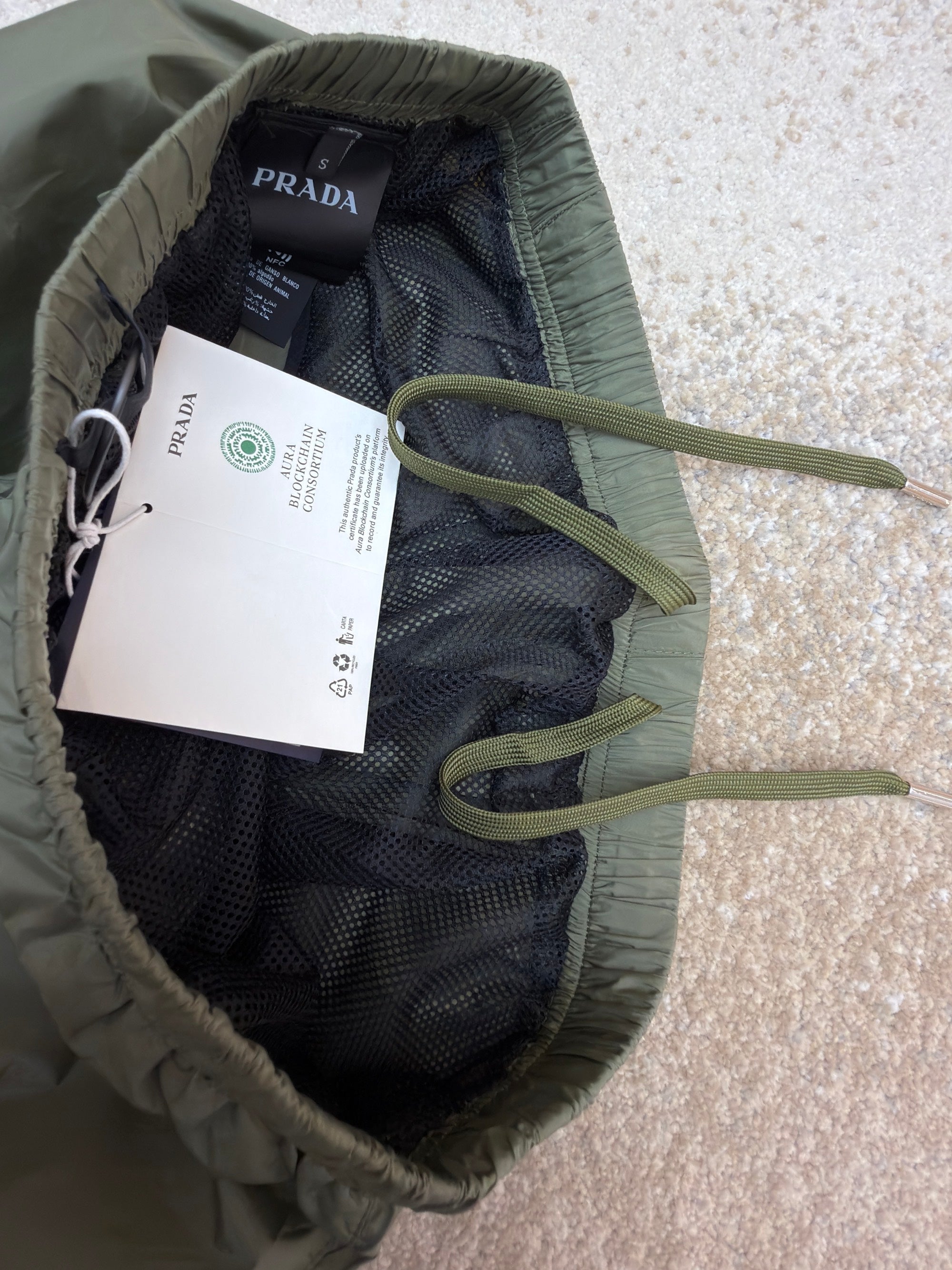 Prada Re-Nylon Swim Shorts