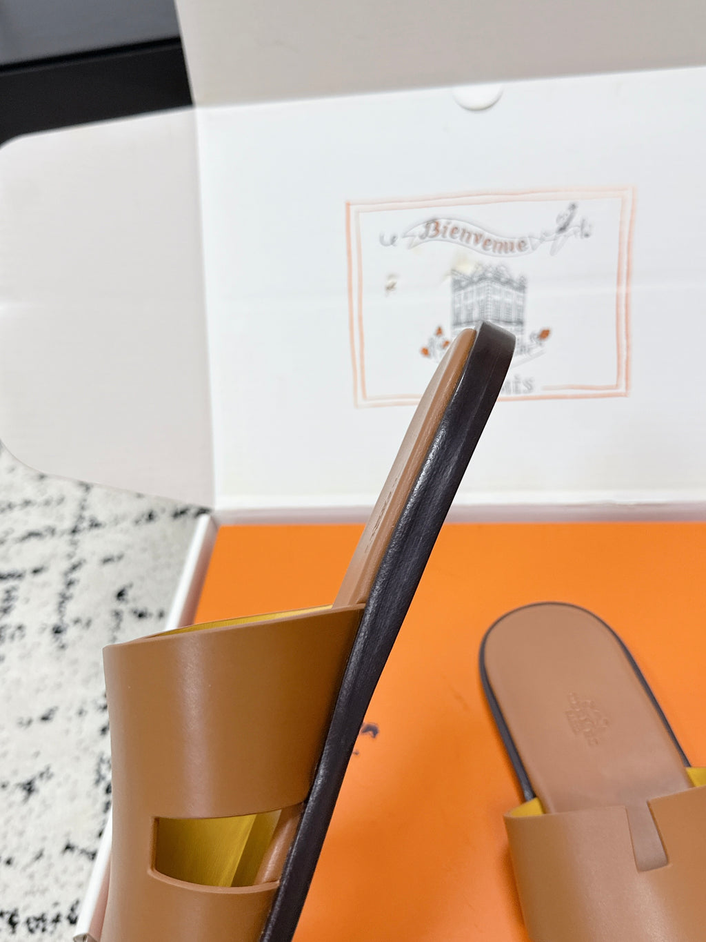 Hermes Izmir Sandal in Smooth Calfskin