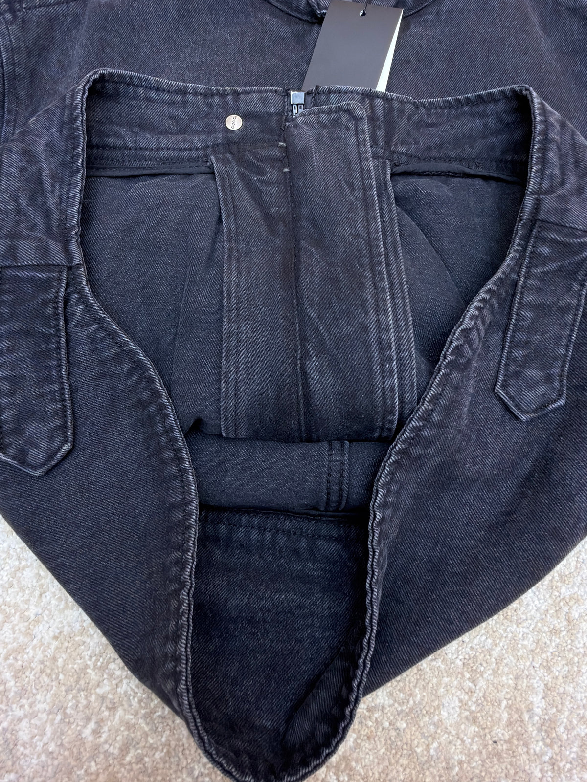 Gucci Cotton Denim Biker Jacket With Web