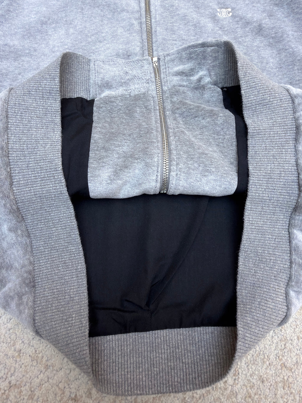 Celine Tracksuit Jacket in Velvet Cotton