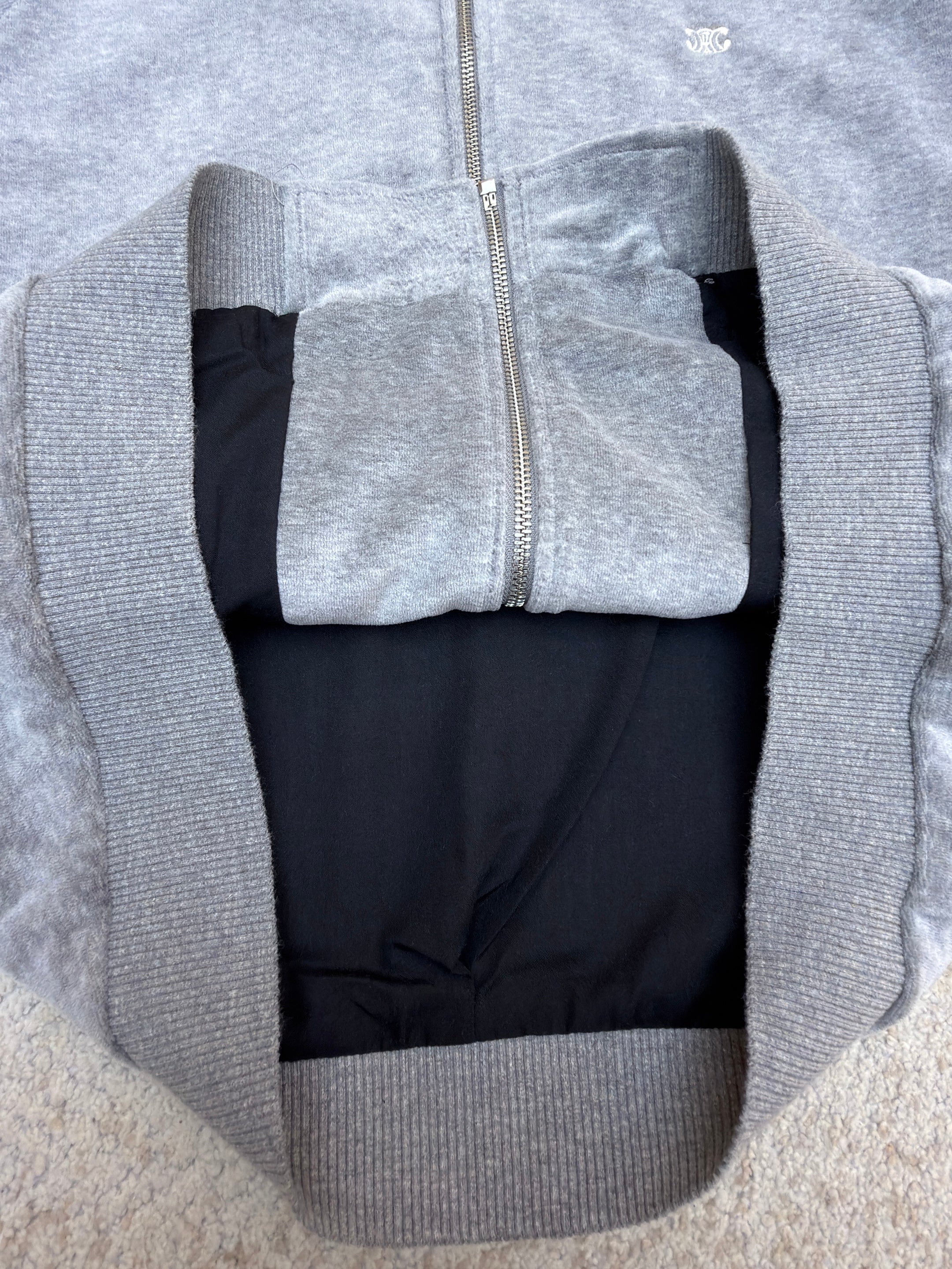 Celine Tracksuit Jacket in Velvet Cotton