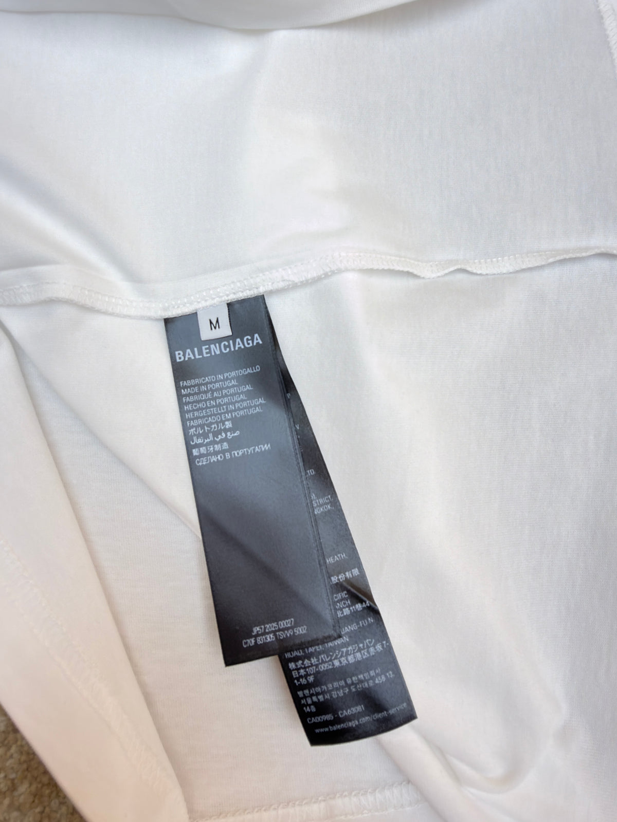Balenciaga Cotton Nano BB T-Shirt