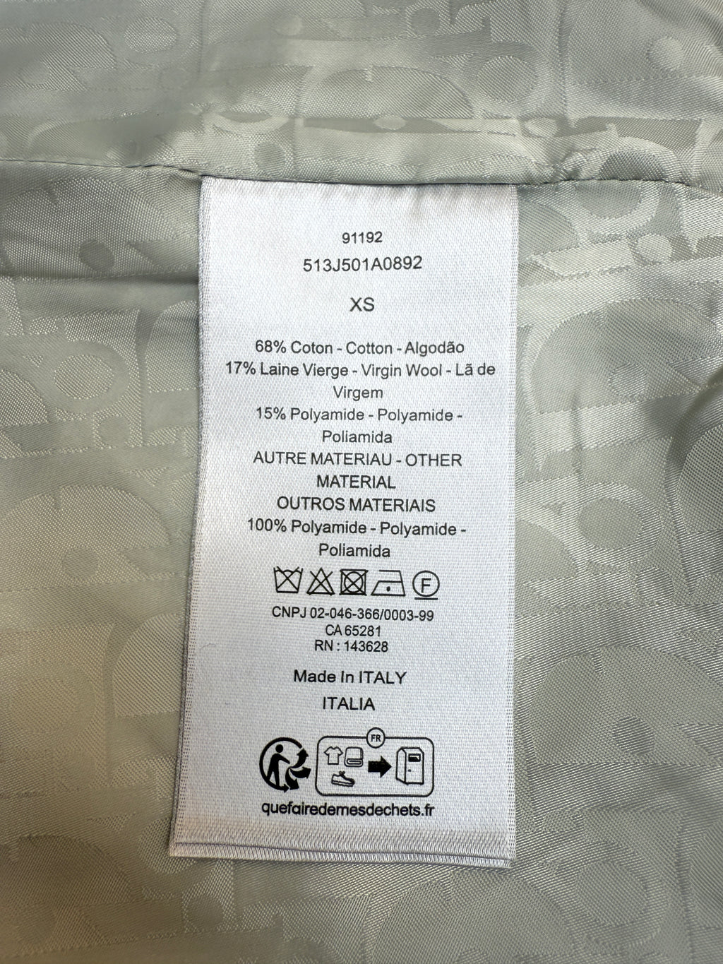 Dior Homme CD Couture Zipped Overshirt