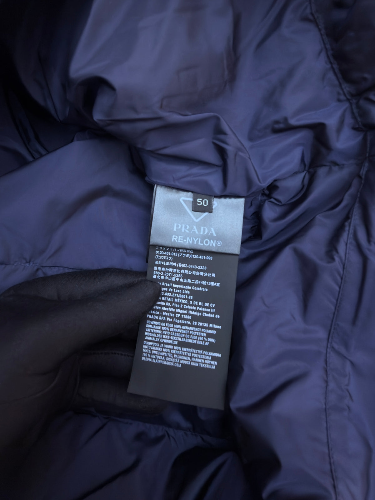 Prada Re-nylon Down Jacket