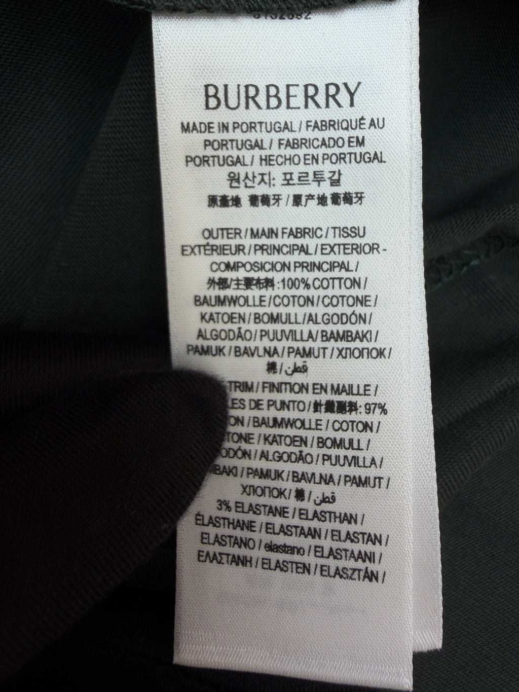 Burberry Long-sleeve Logo Cotton T-shirt