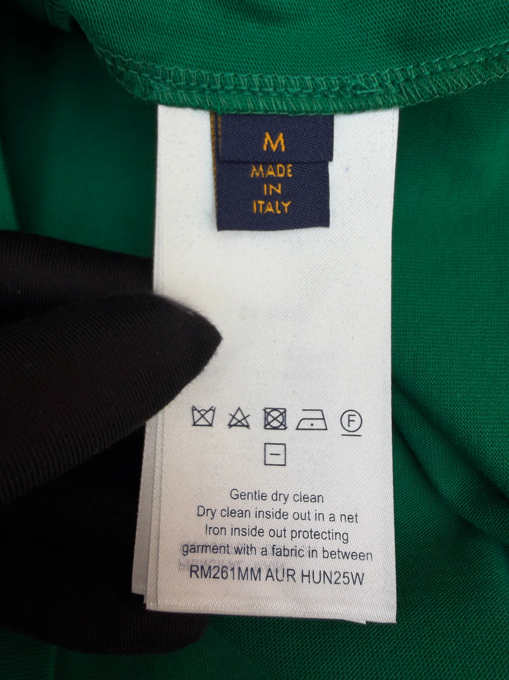 LV 1AK6I9 Embroidered Signature Short-Sleeved T-Shirt