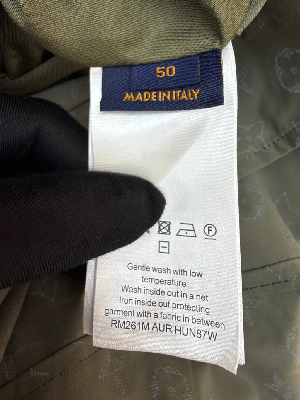 LV 1AKOFQ Reversible Monogram Reflective Windbreaker