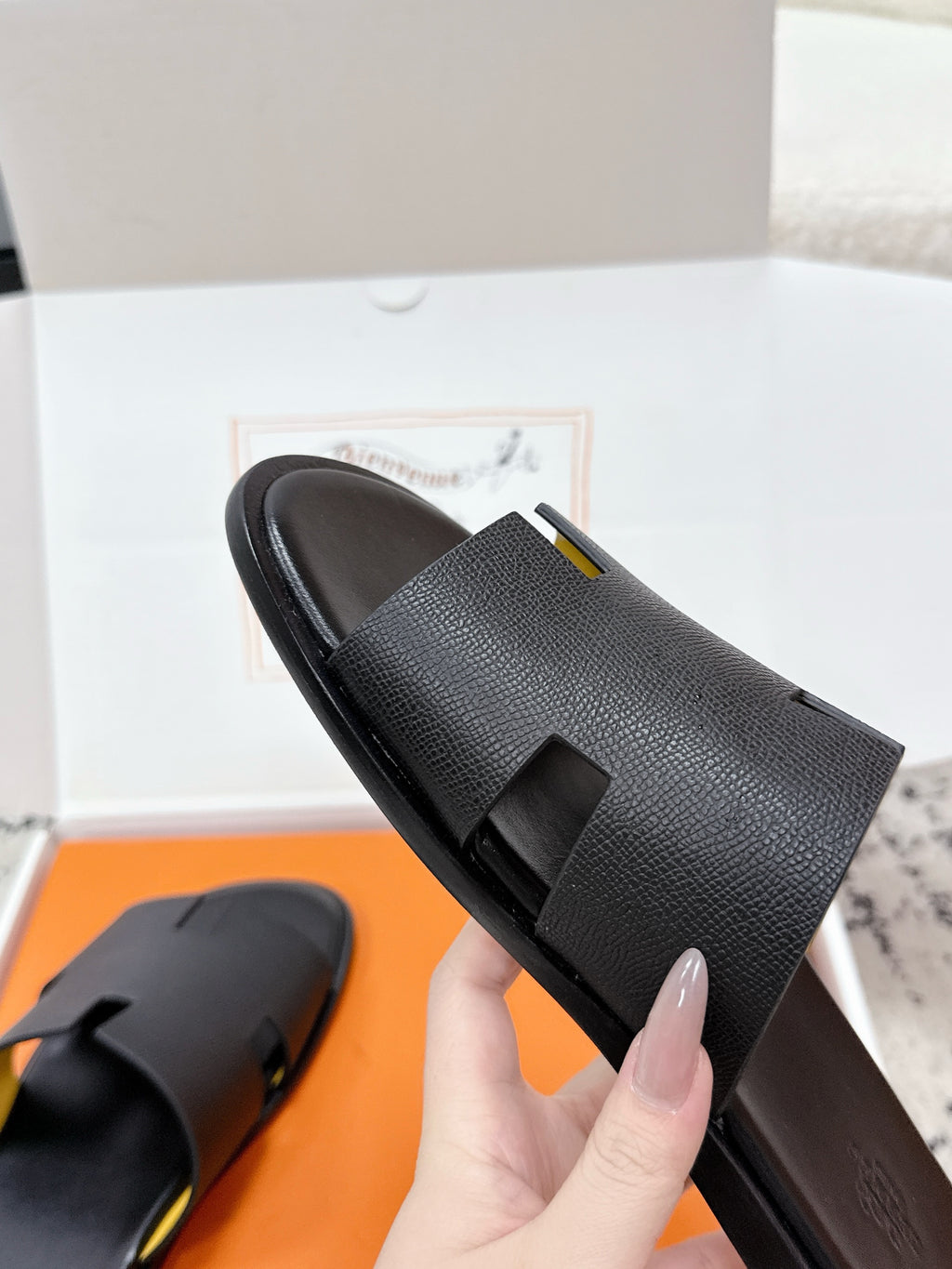 Hermes Izmir Sandal in Epsom Calfskin