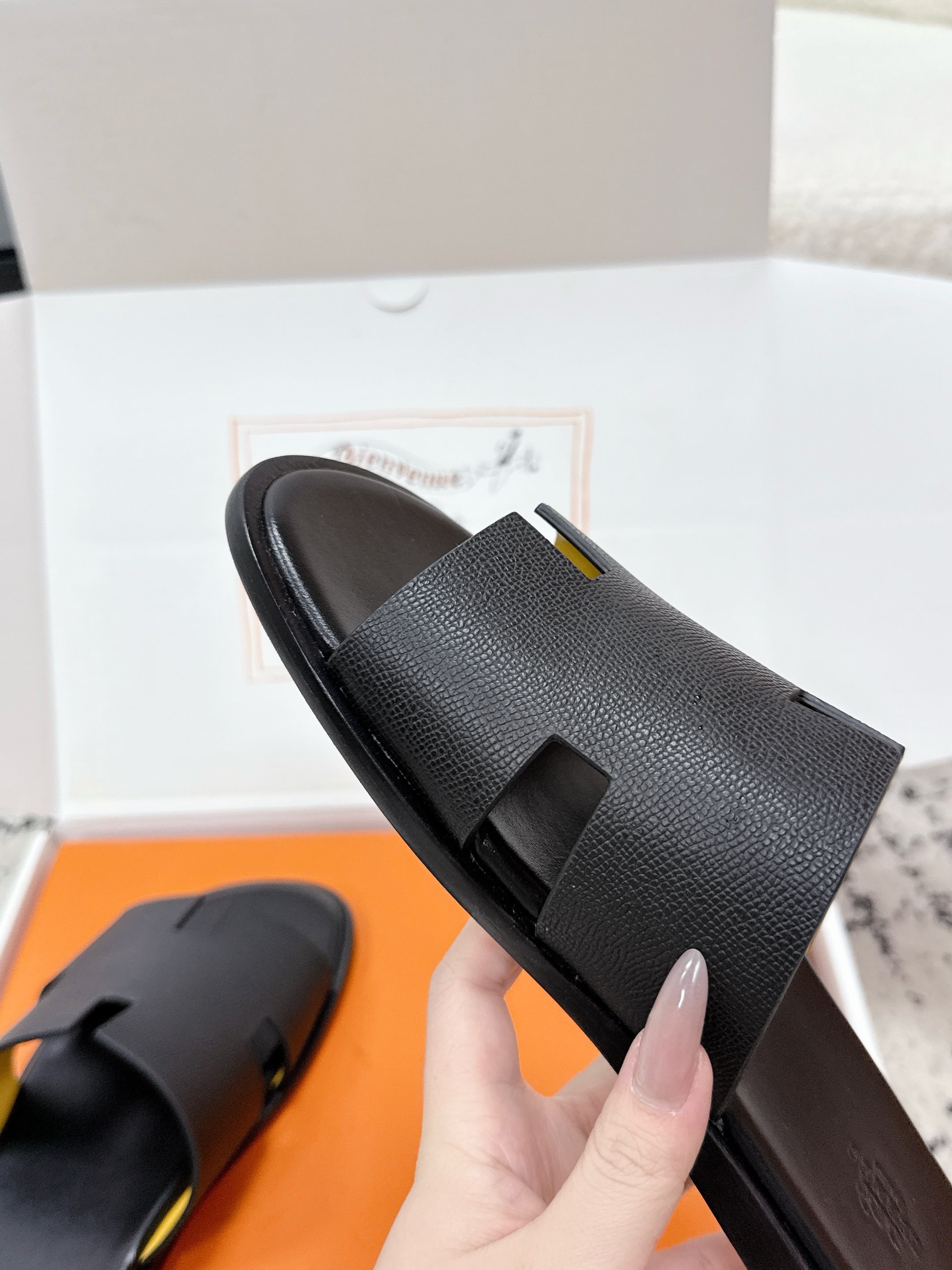 Hermes Izmir Sandal in Epsom Calfskin