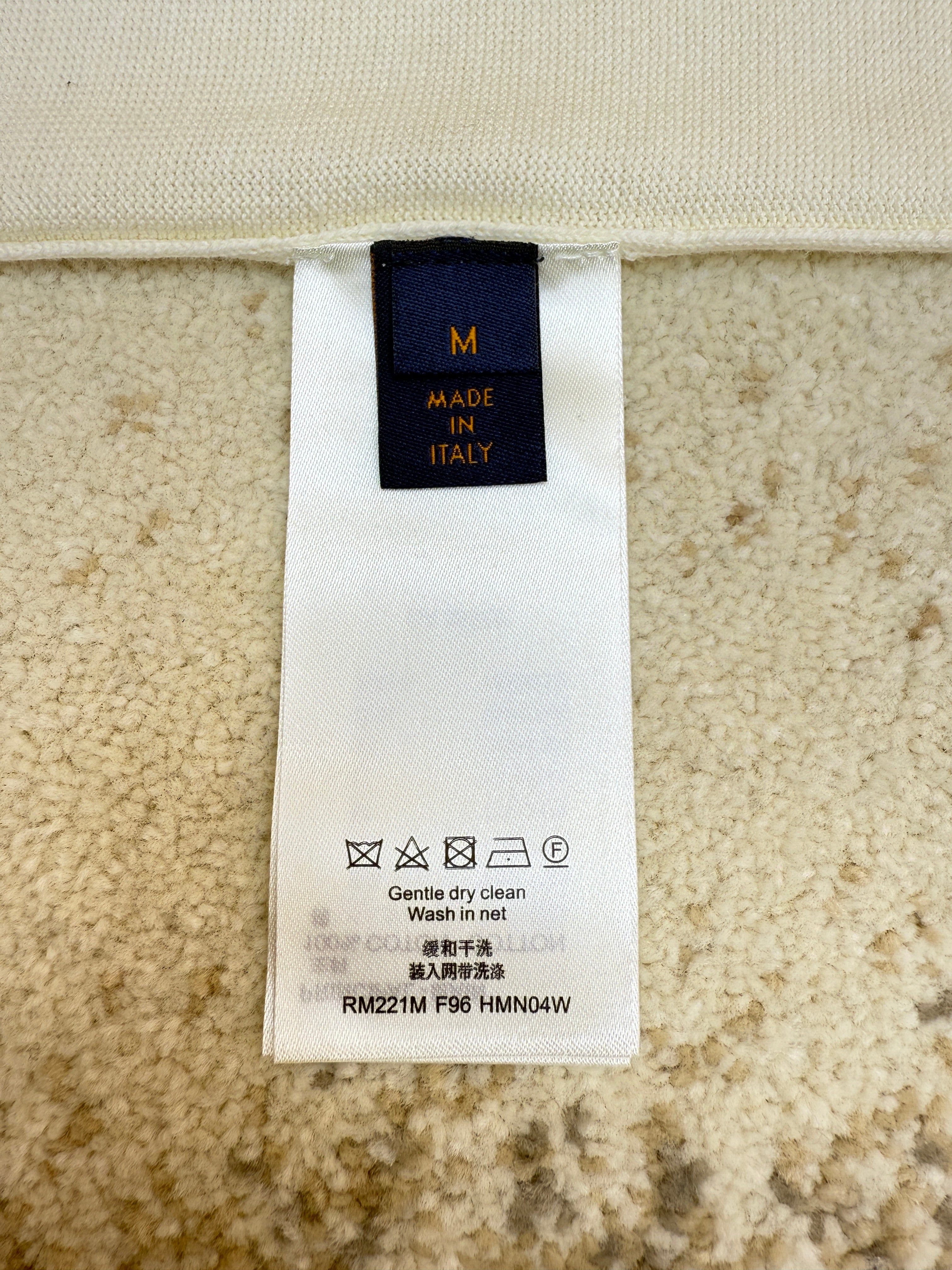 LV x Nigo 1A9GOM Intarsia Jacquard Duck Short-Sleeved Crewneck