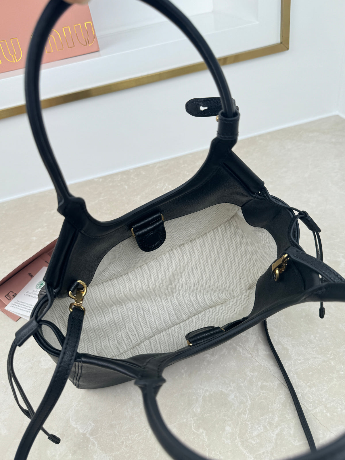 Miu Miu Ivy Tote Bag in Nappa Leather