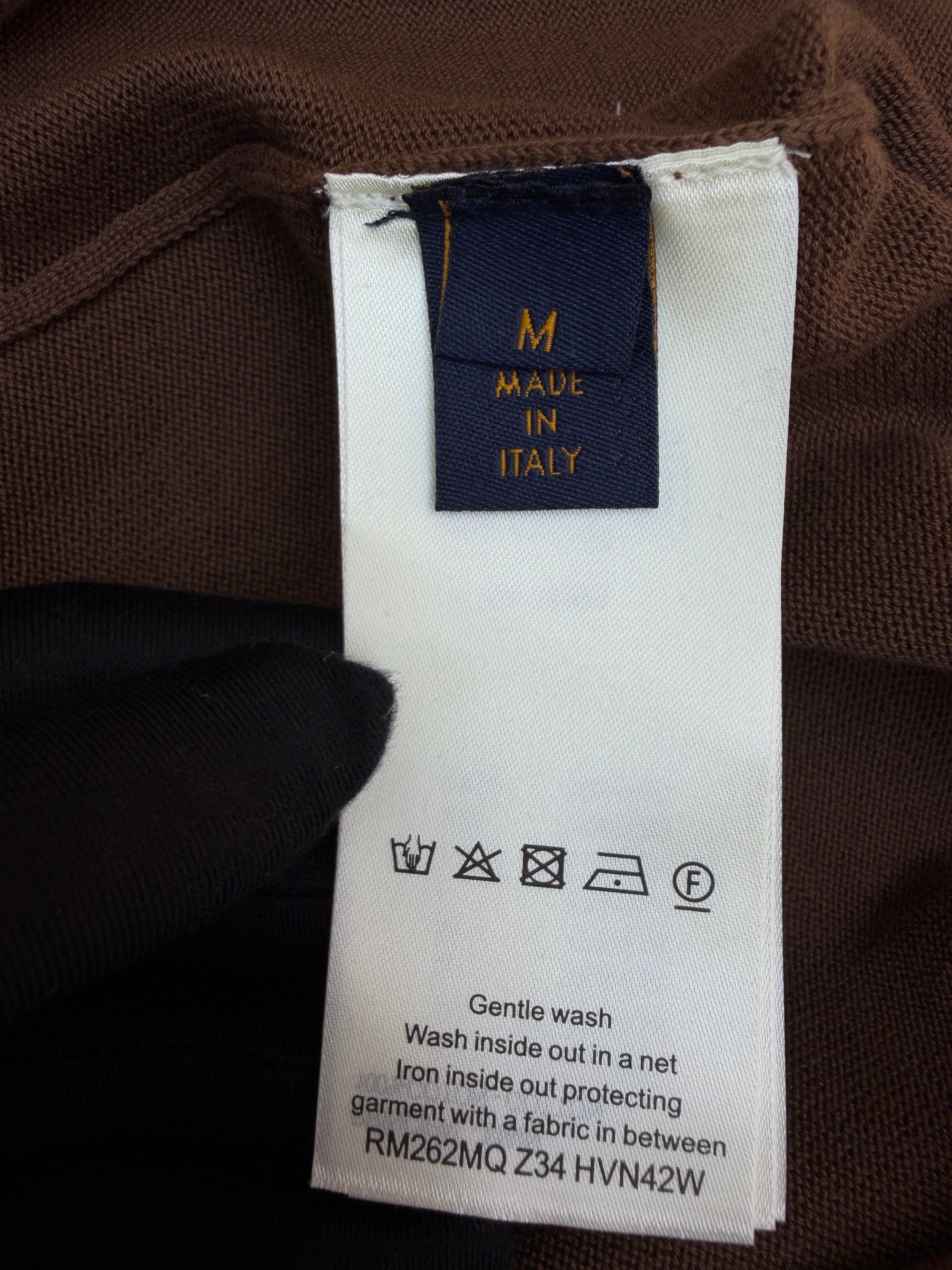 LV 1AK714 Short-Sleeved Crewneck With Signature