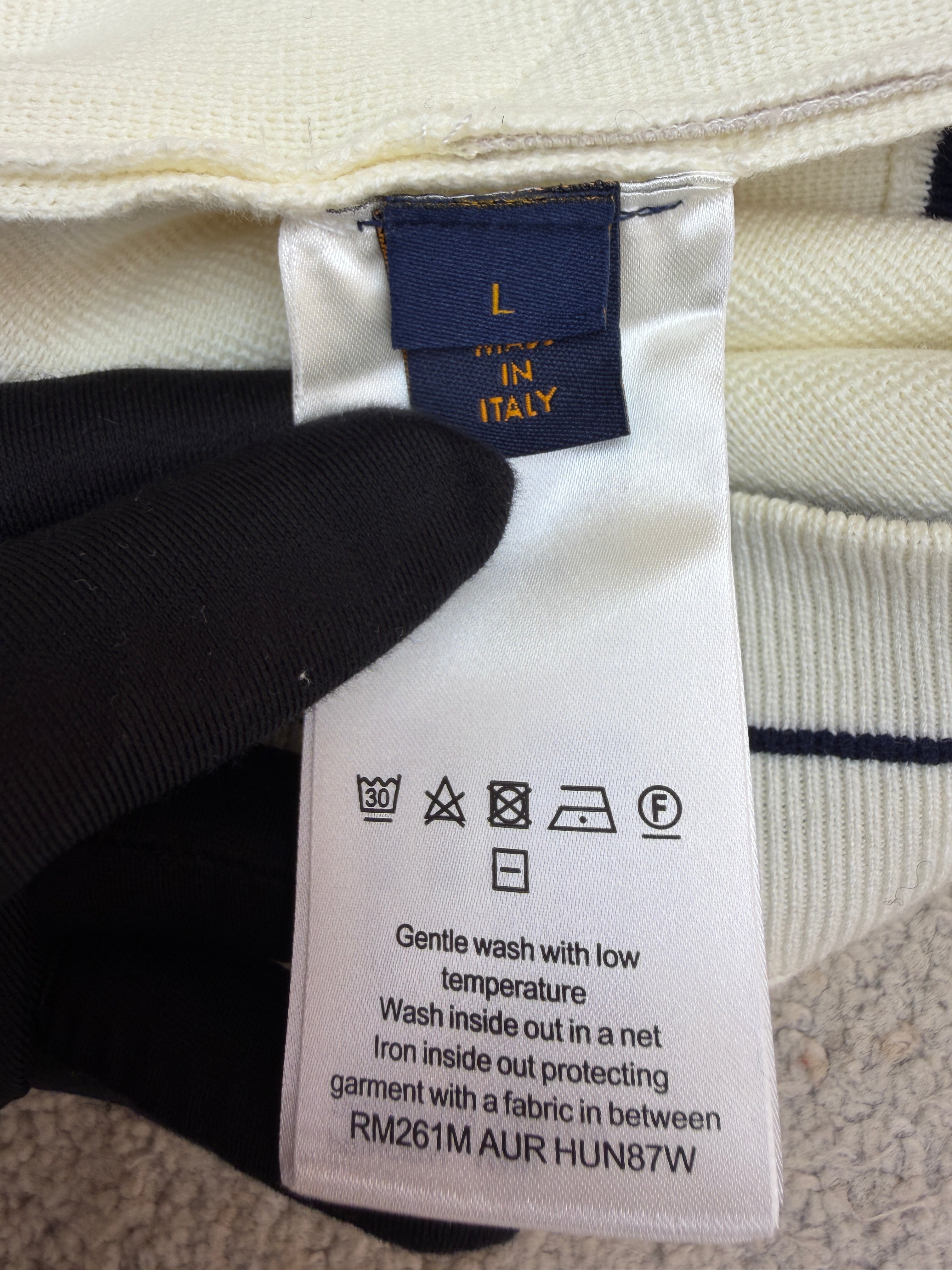 LV 1AK6YF Hybrid Knit Track Top