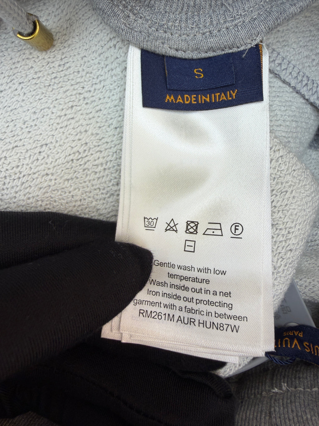 LV 1AK7FR Embroidered Signature Shorts