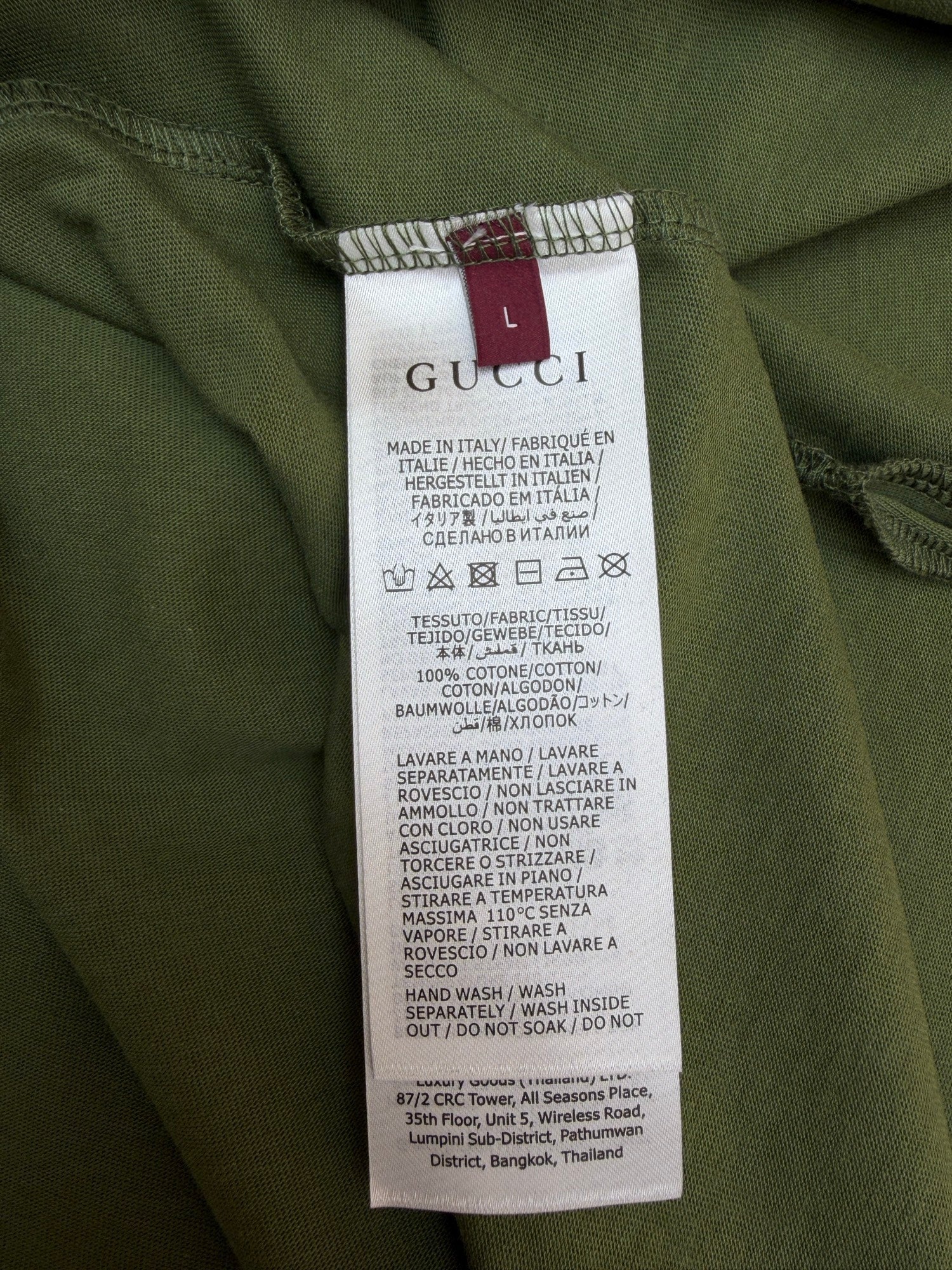 Gucci Jersey T-Shirt With Embroidery