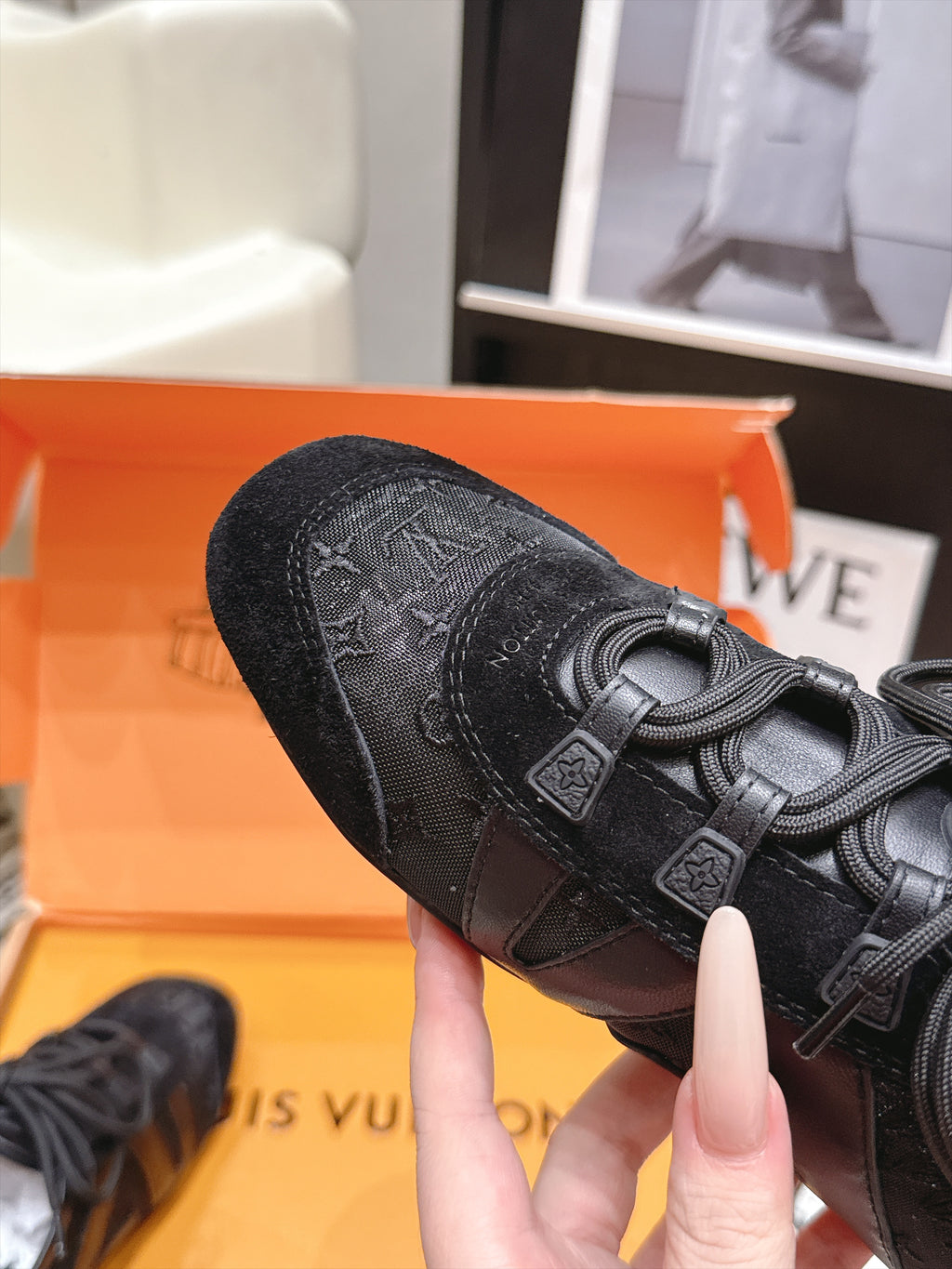 LV Sneakerina Sneaker in Semi-Transparent Mesh