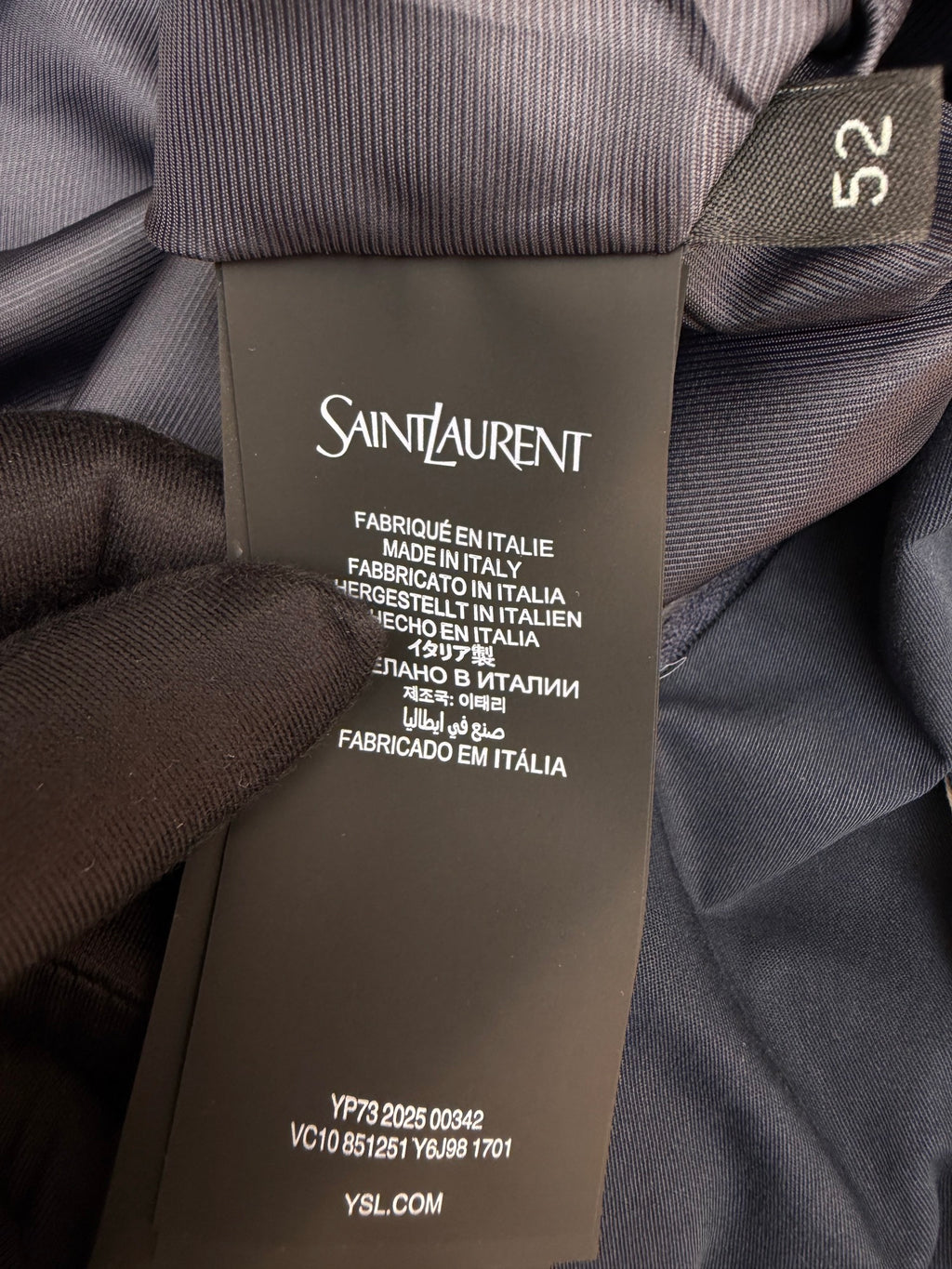 Saint Laurent Jacket In Cotton