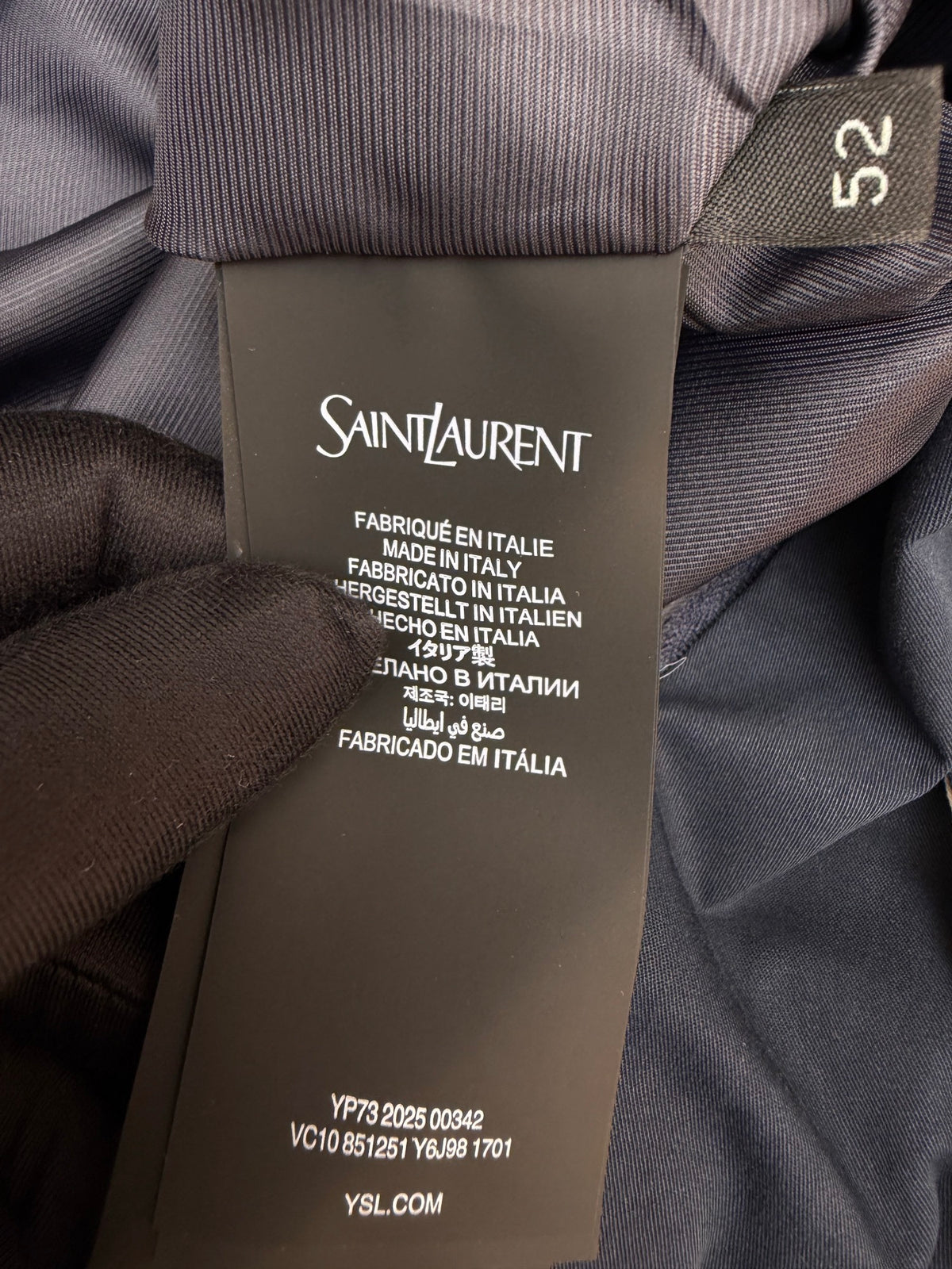 Saint Laurent Jacket In Cotton