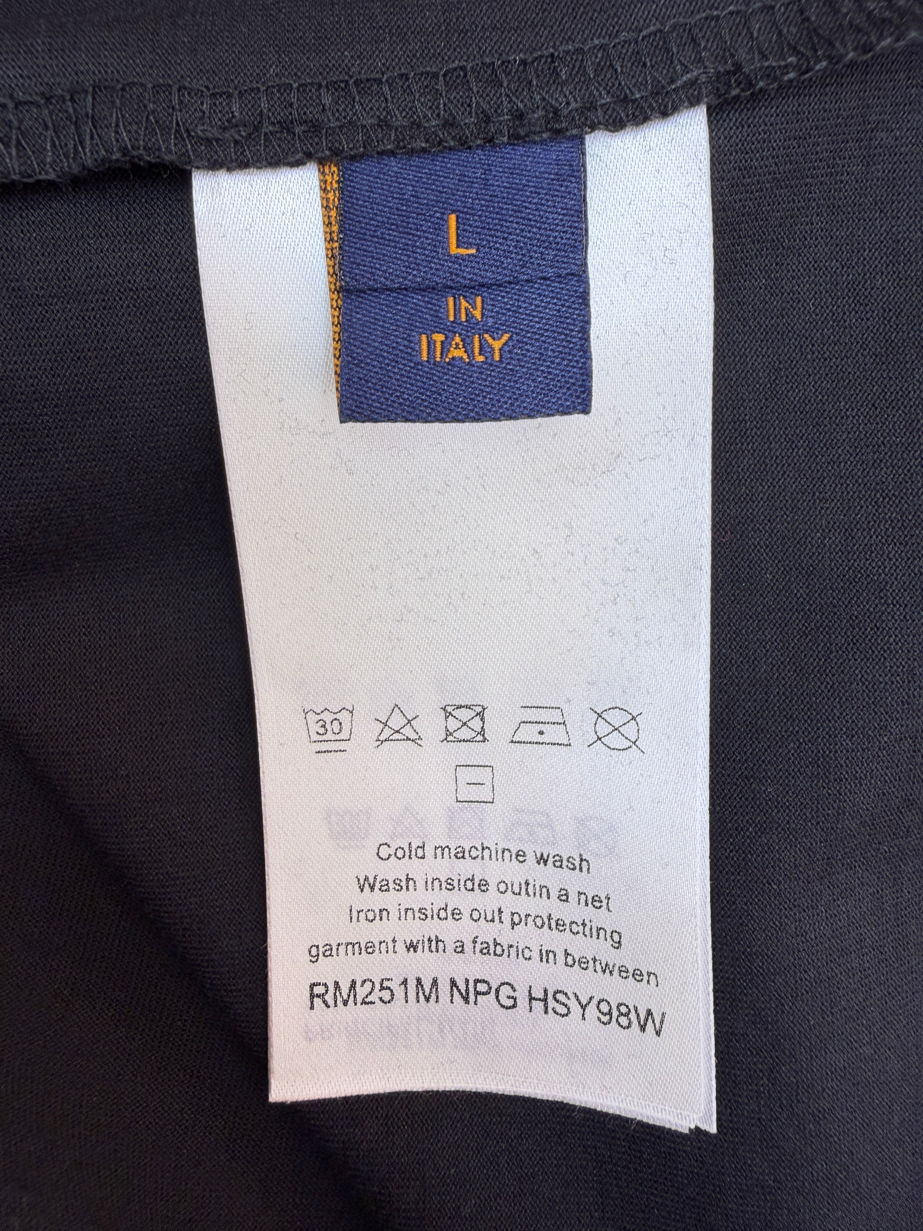 LV 1A1SA5 Classic Logo Cotton T-Shirt