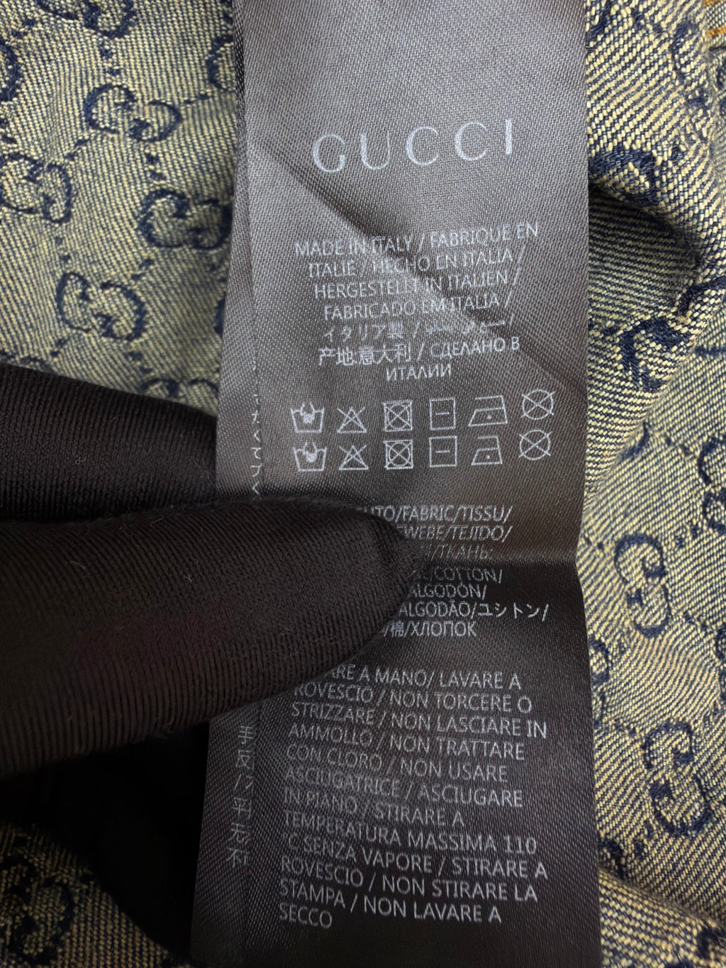 Gucci GG Cotton Denim Jacquard Shirt