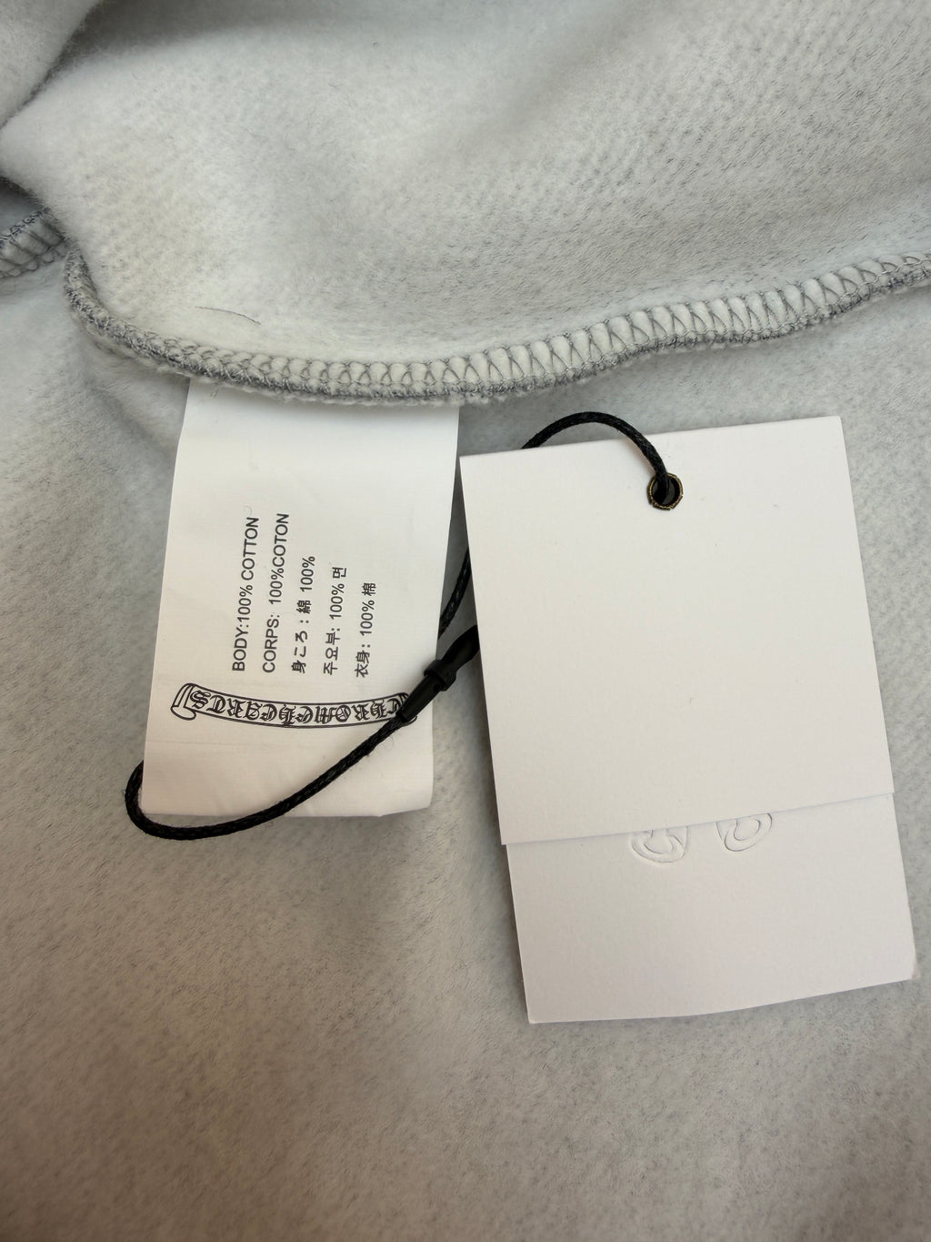 Chrome Hearts Triple Cross CH Logo Embroidered Hoodie